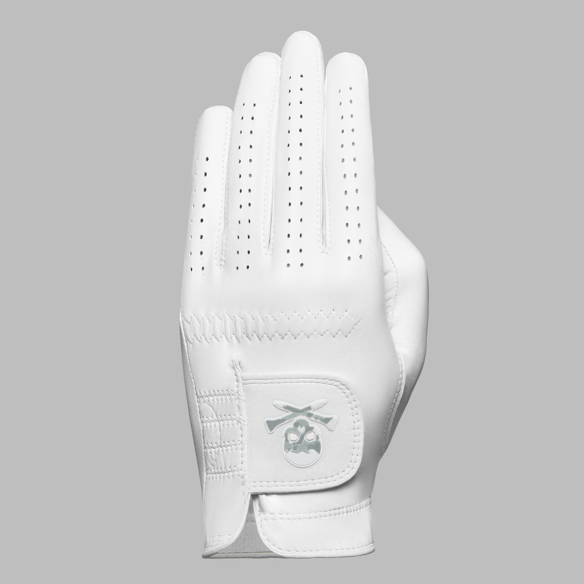 Men's Signature Skull & Tees Golf Glove Snow