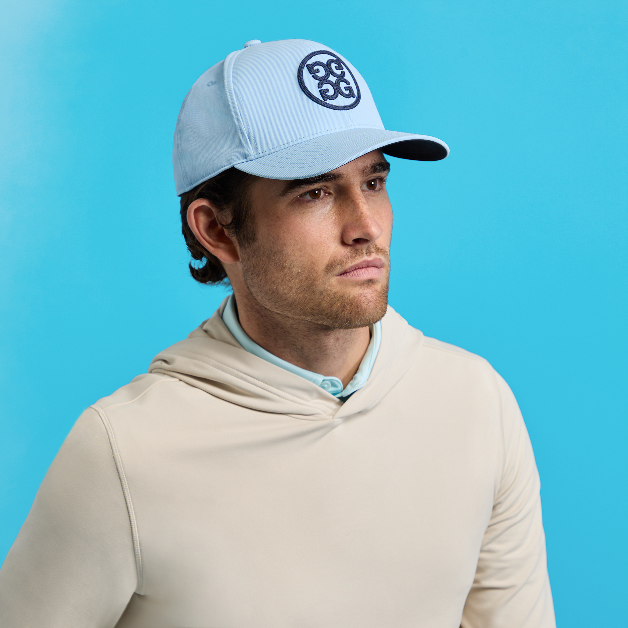 CHAINSTITCH CIRCLE G'S CONTRAST HAT BAJA