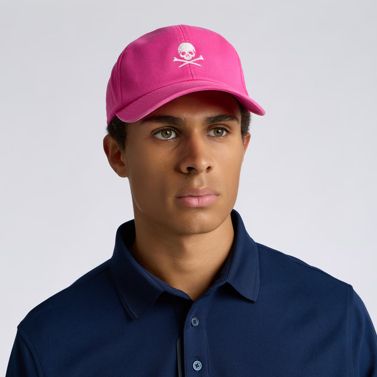 MINI SKULL & TEES LOW PROFILE HAT KNOCKOUT PINK