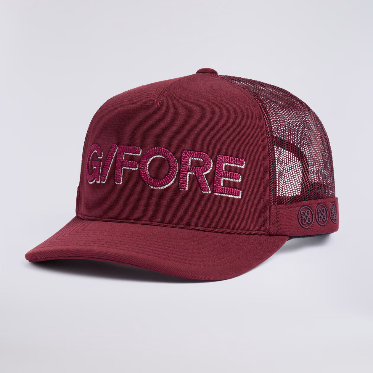 G/FORE SHADOW TRUCKER HAT DARK PLUM