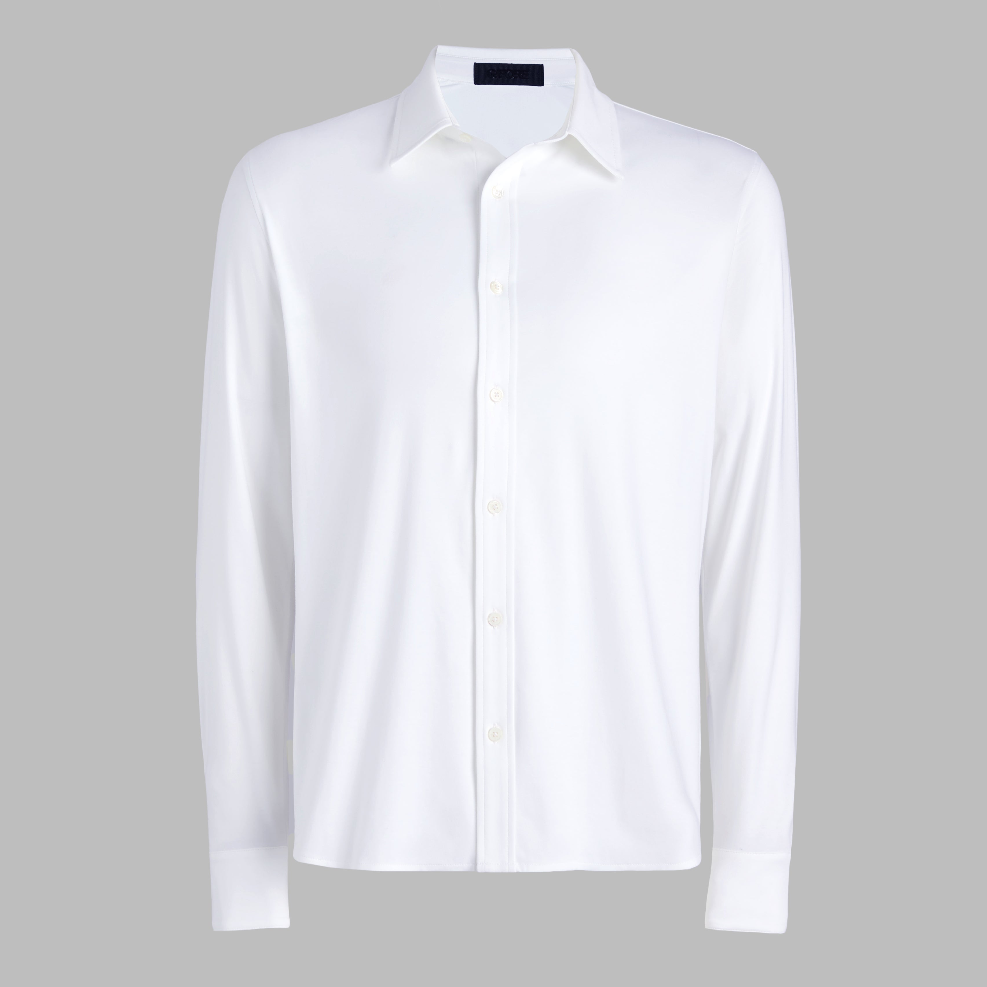 LUXE COTTON BLEND SHIRT SNOW