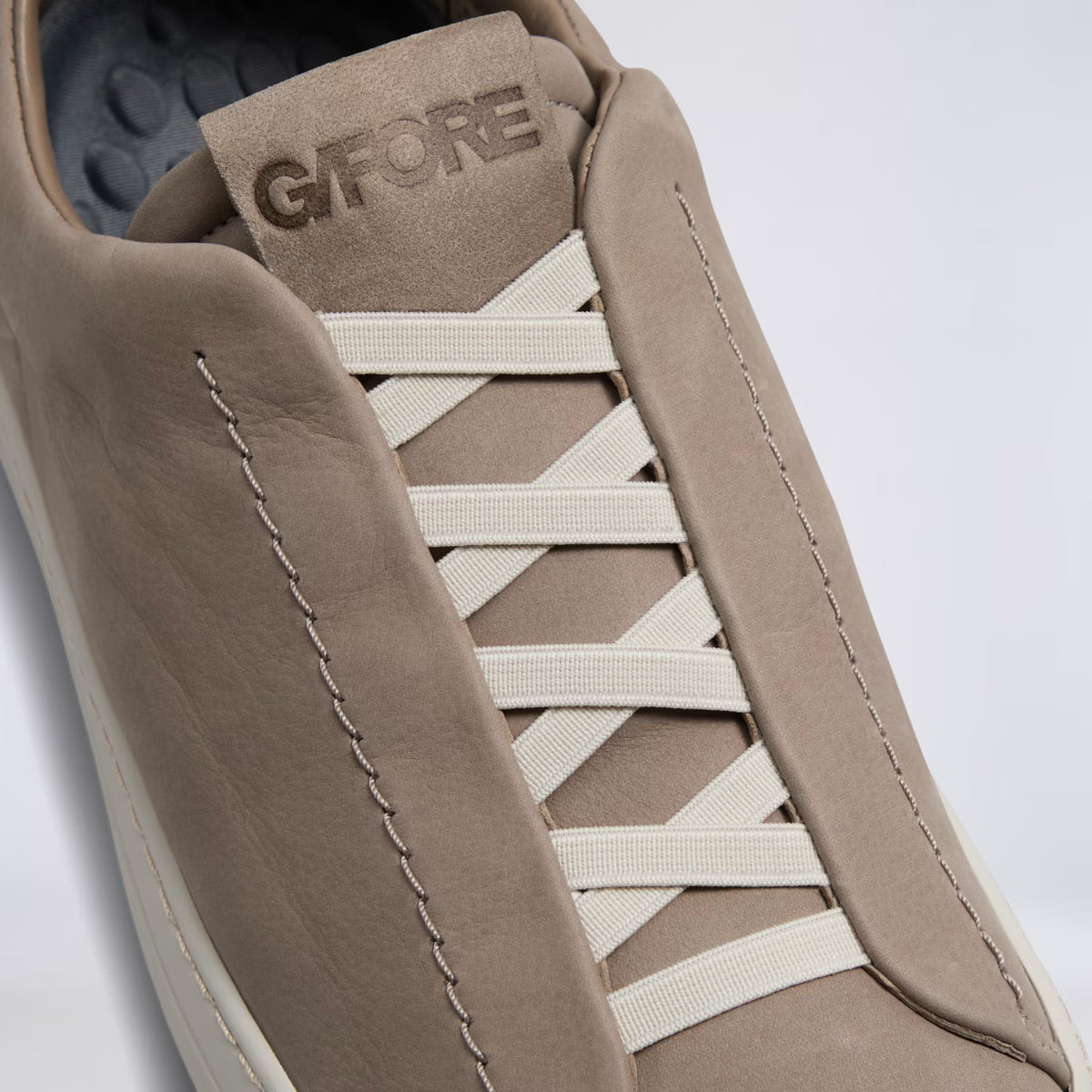 MEN'S ENDEAVOUR SLIP ON LEATHER SNEAKER PUMICE