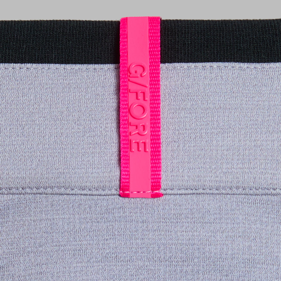 BRUSHED BACK TECH 1/4 ZIP PULLOVER LIGHT GREY MELANGE