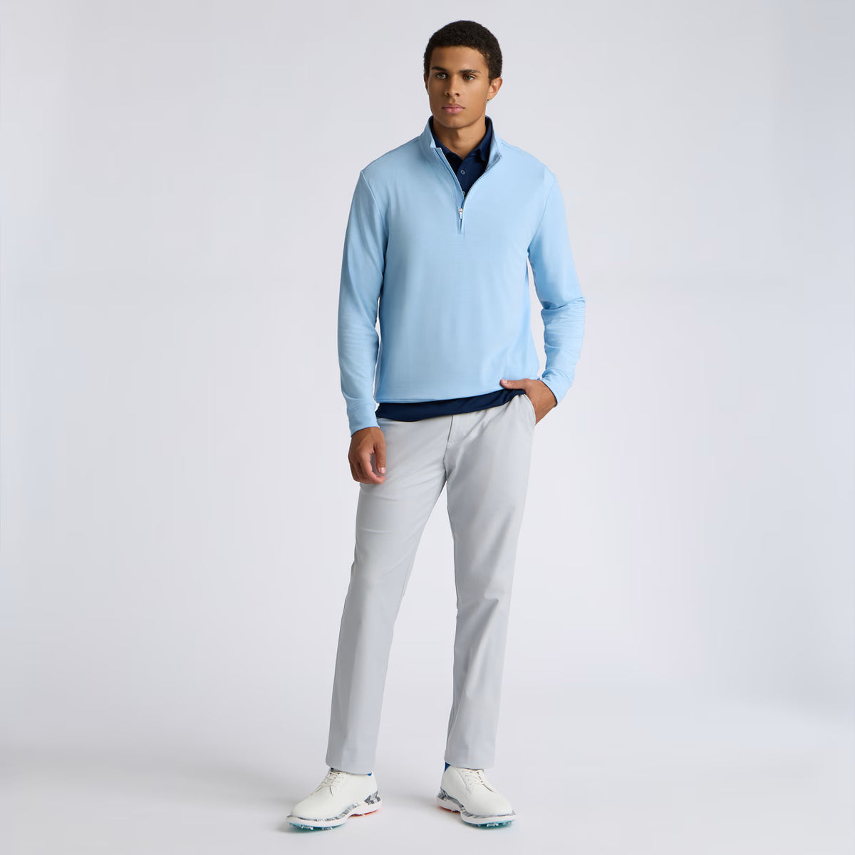 Luxe Mid Quarter Zip Baja