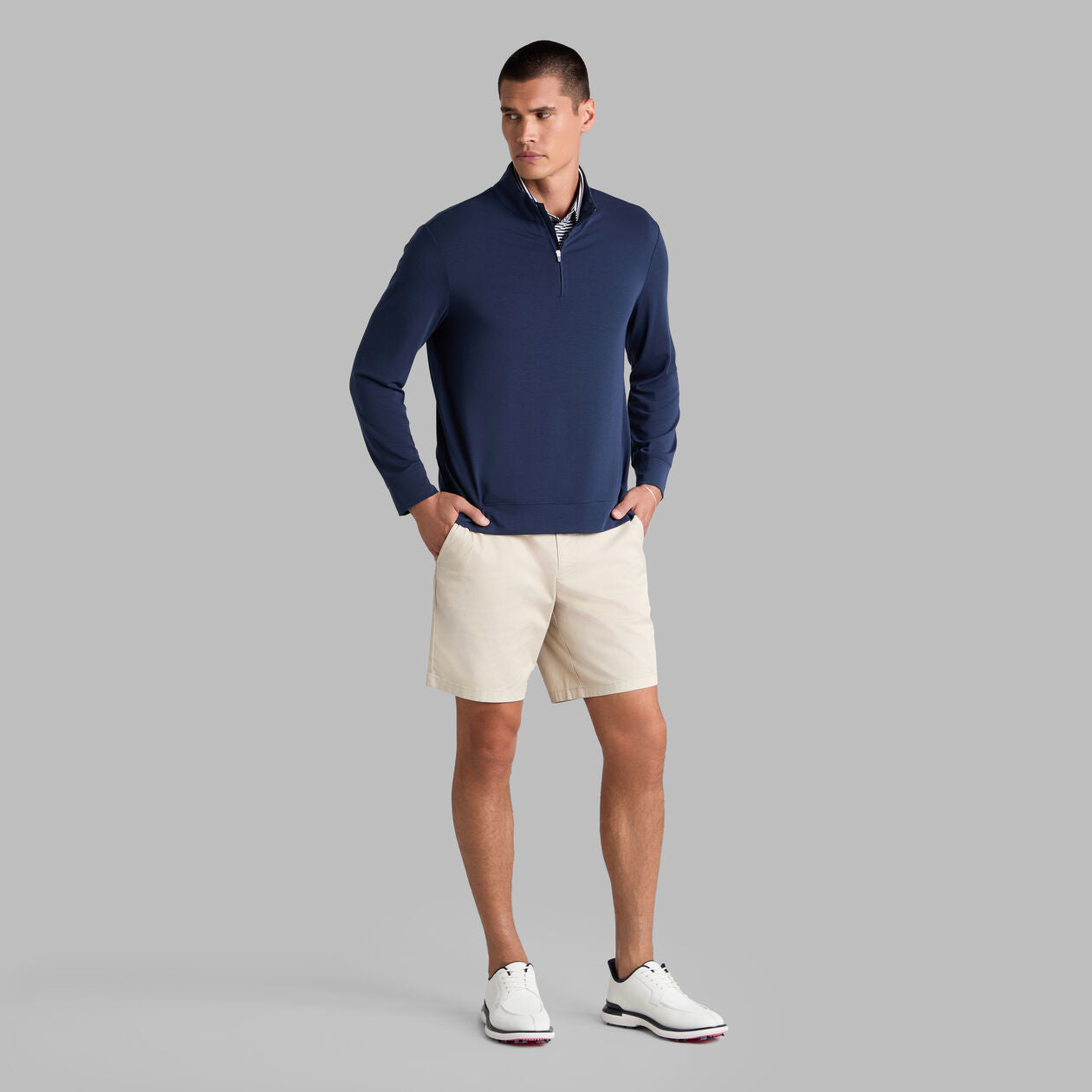 LUXE MID QUARTER ZIP TWILIGHT