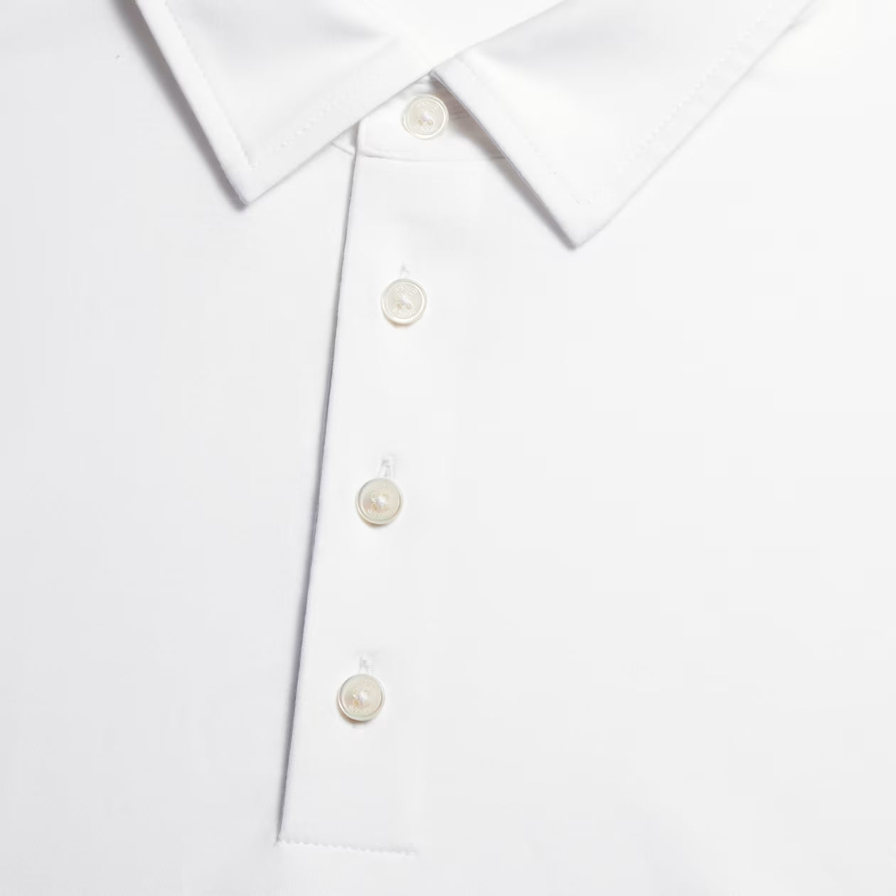 LUXE COTTON BLEND POLO SNOW