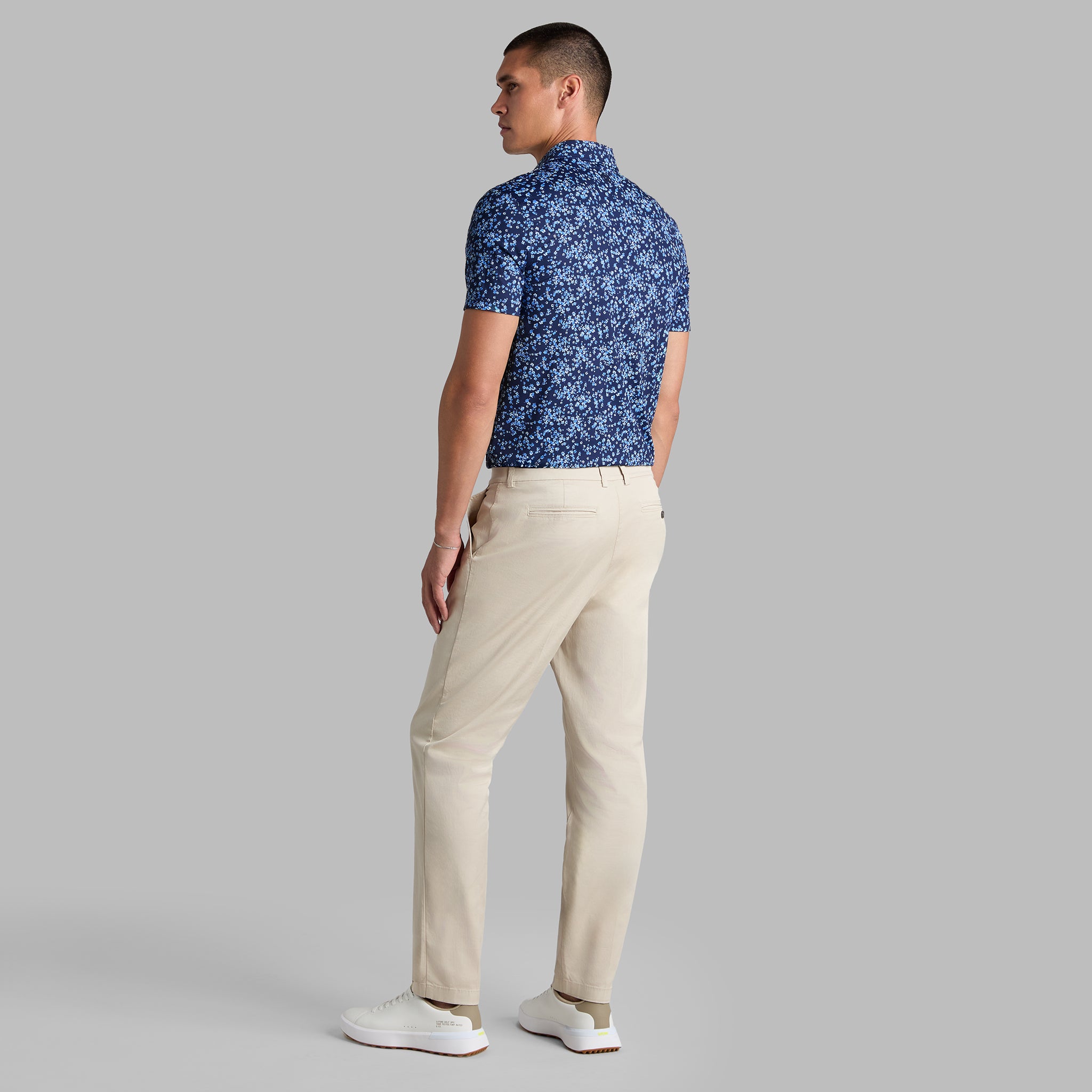 AYE POPPY TECH JERSEY POLO AZURE/TWILIGHT