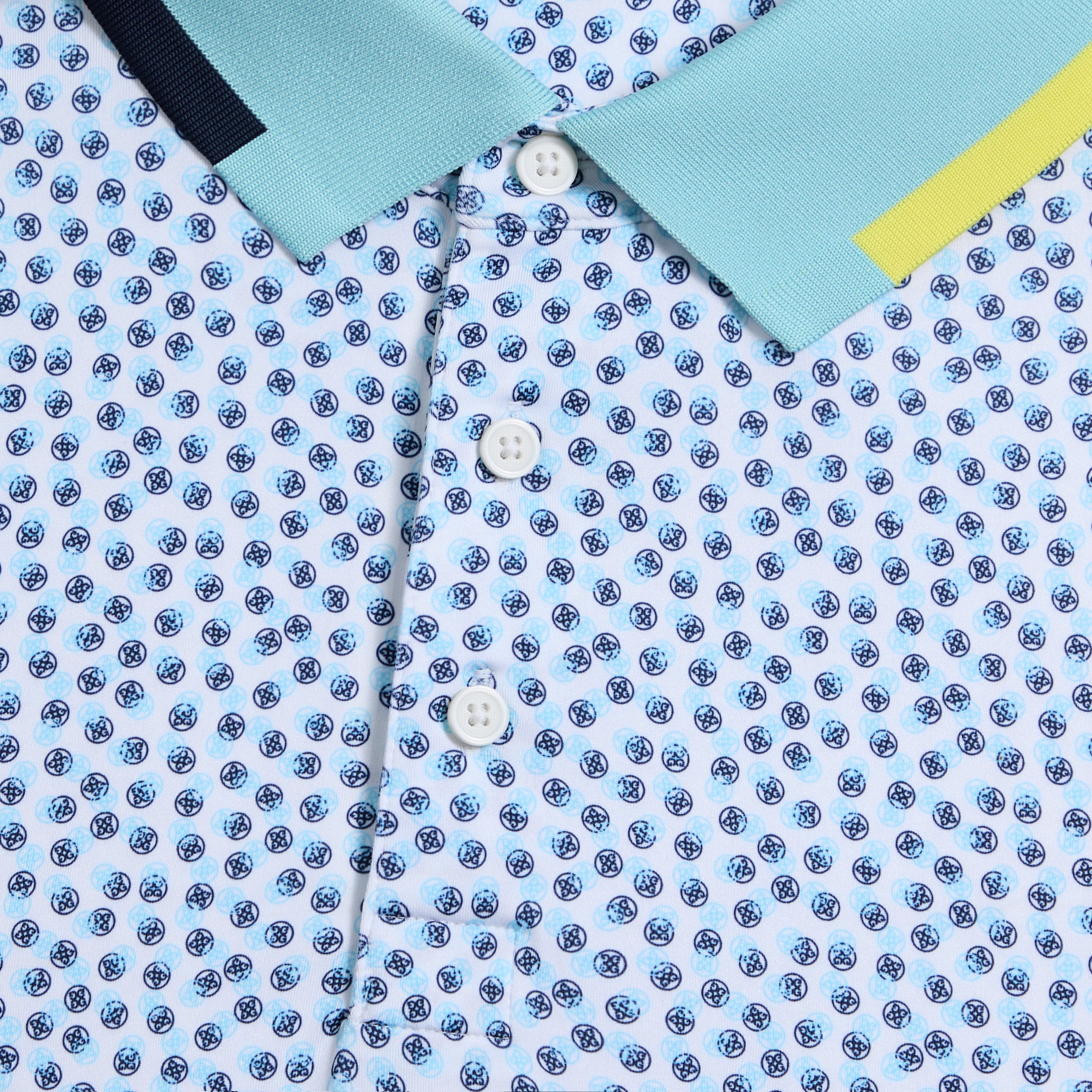 TRIPLE/G TECH JERSEY POLO SNOW/CENOTE