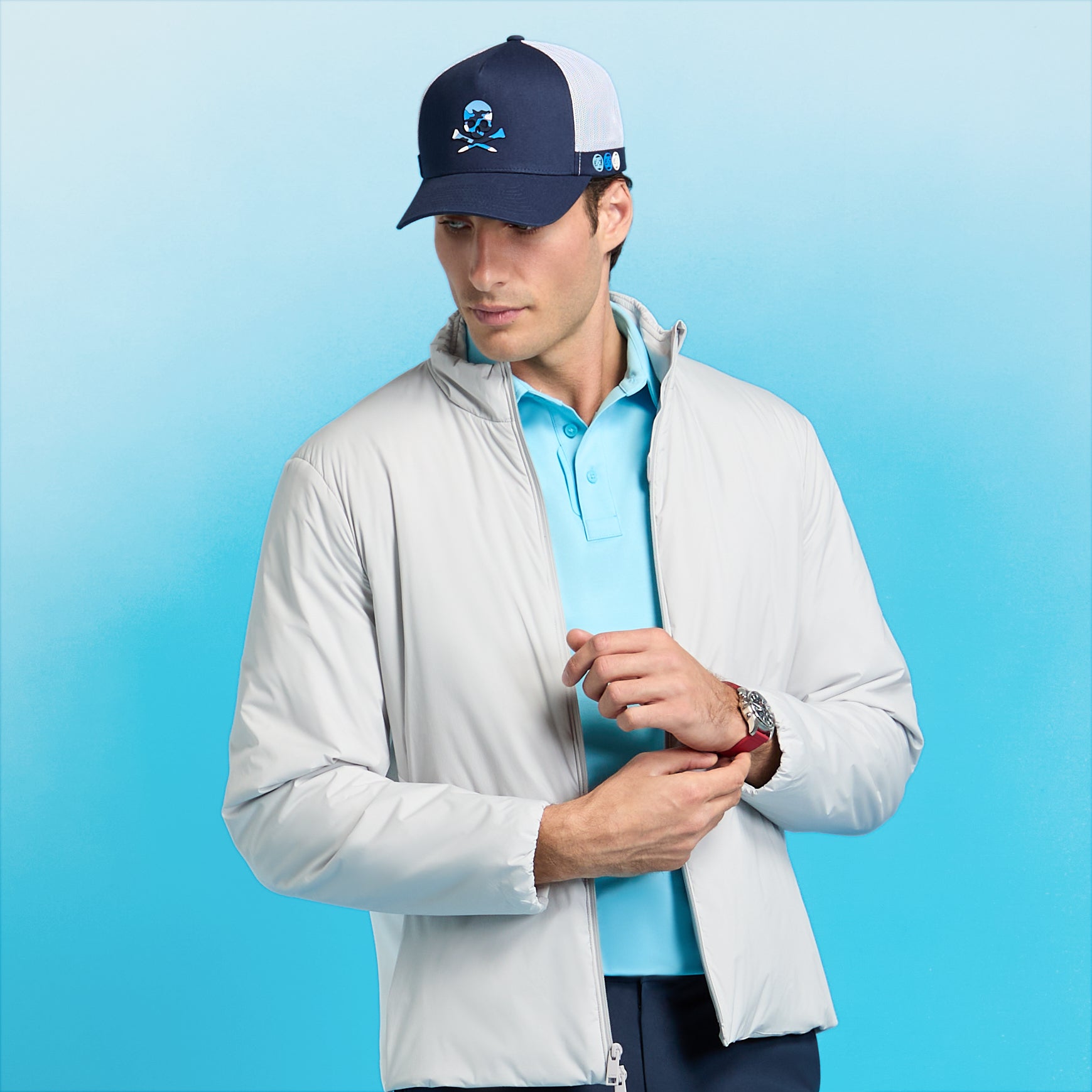 MÉLANGE ICE NYLON POLO BREEZE MÉLANGE