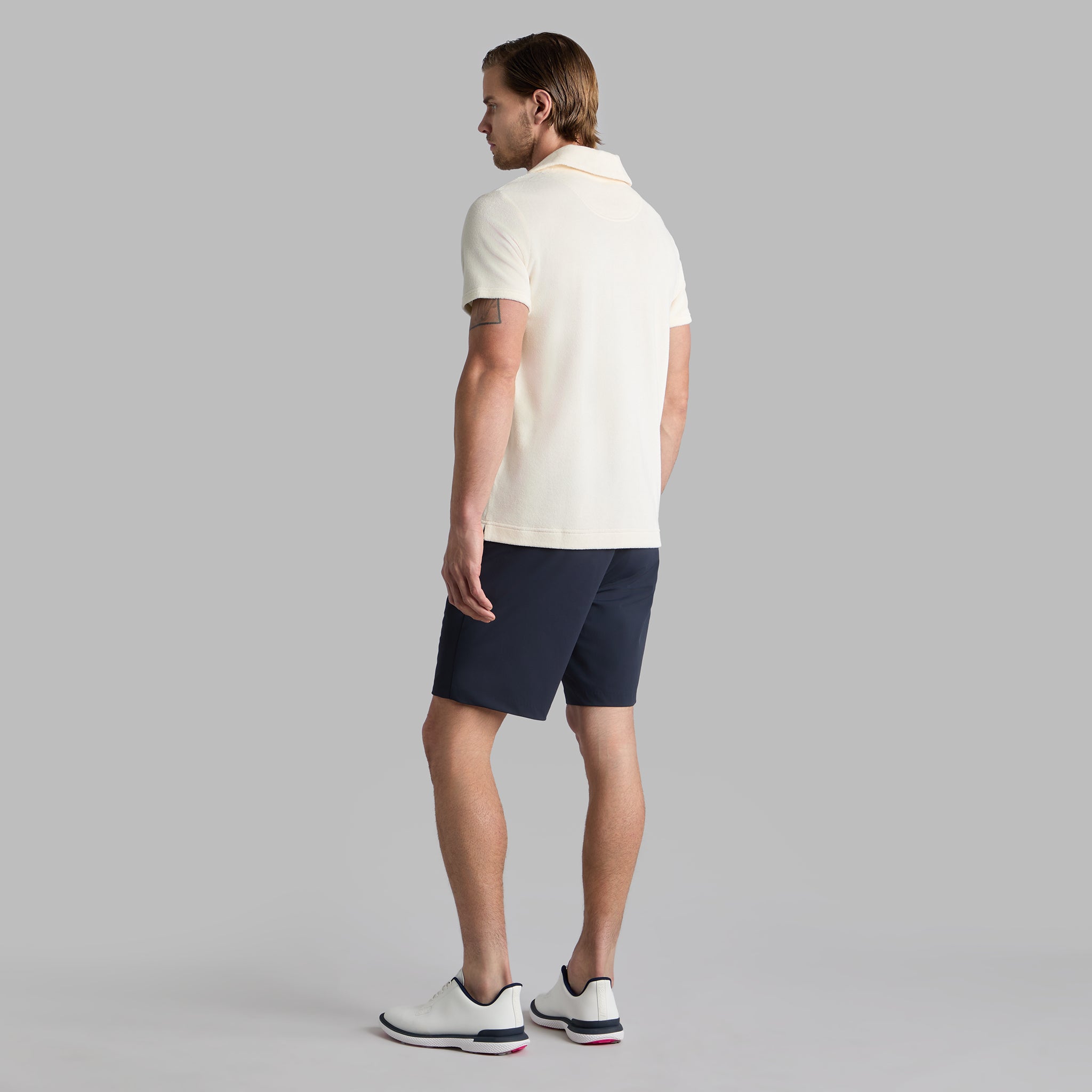 LTD RELEASE FRENCH TERRY POLO CHALK WHITE