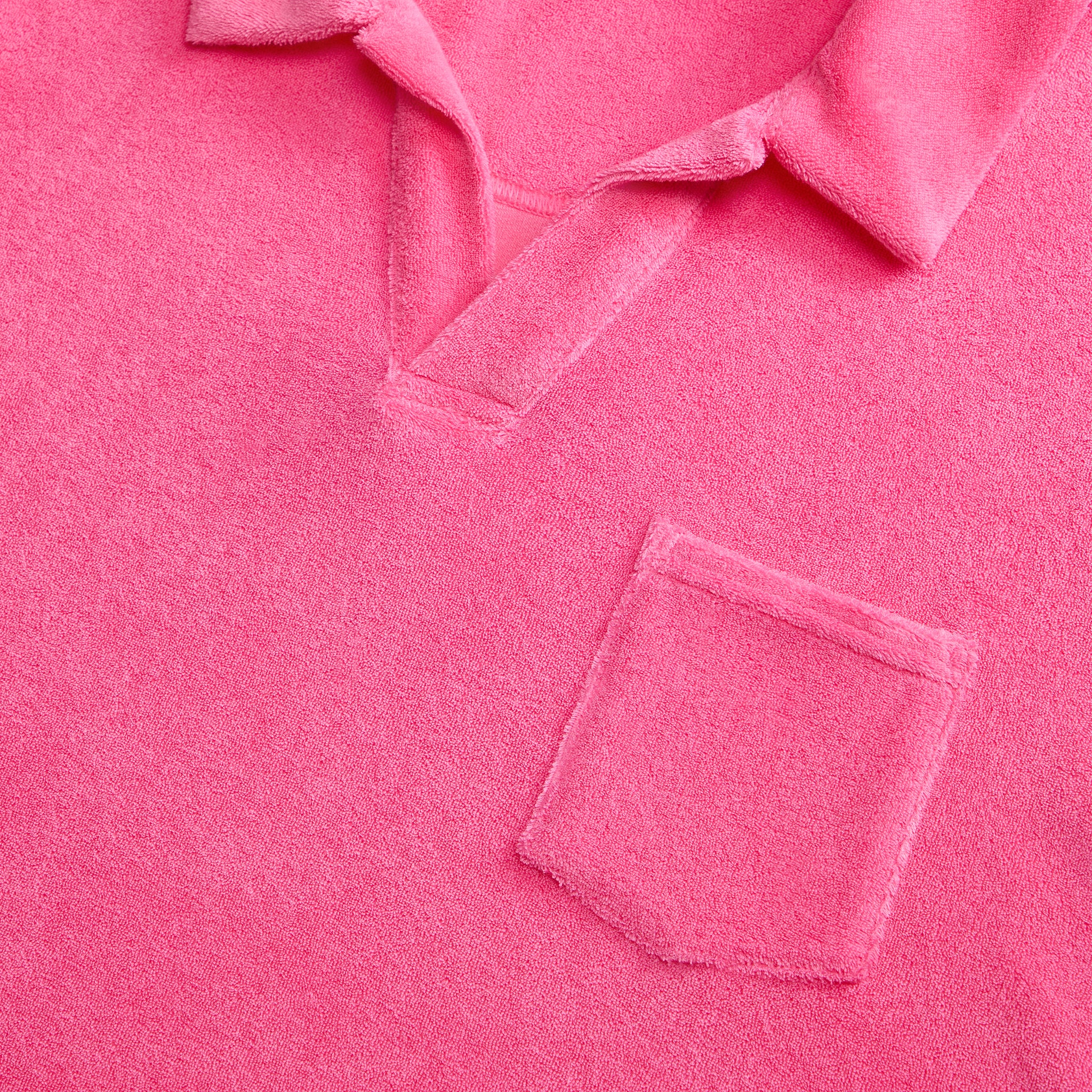 LTD RELEASE FRENCH TERRY POLO KNOCKOUT PINK