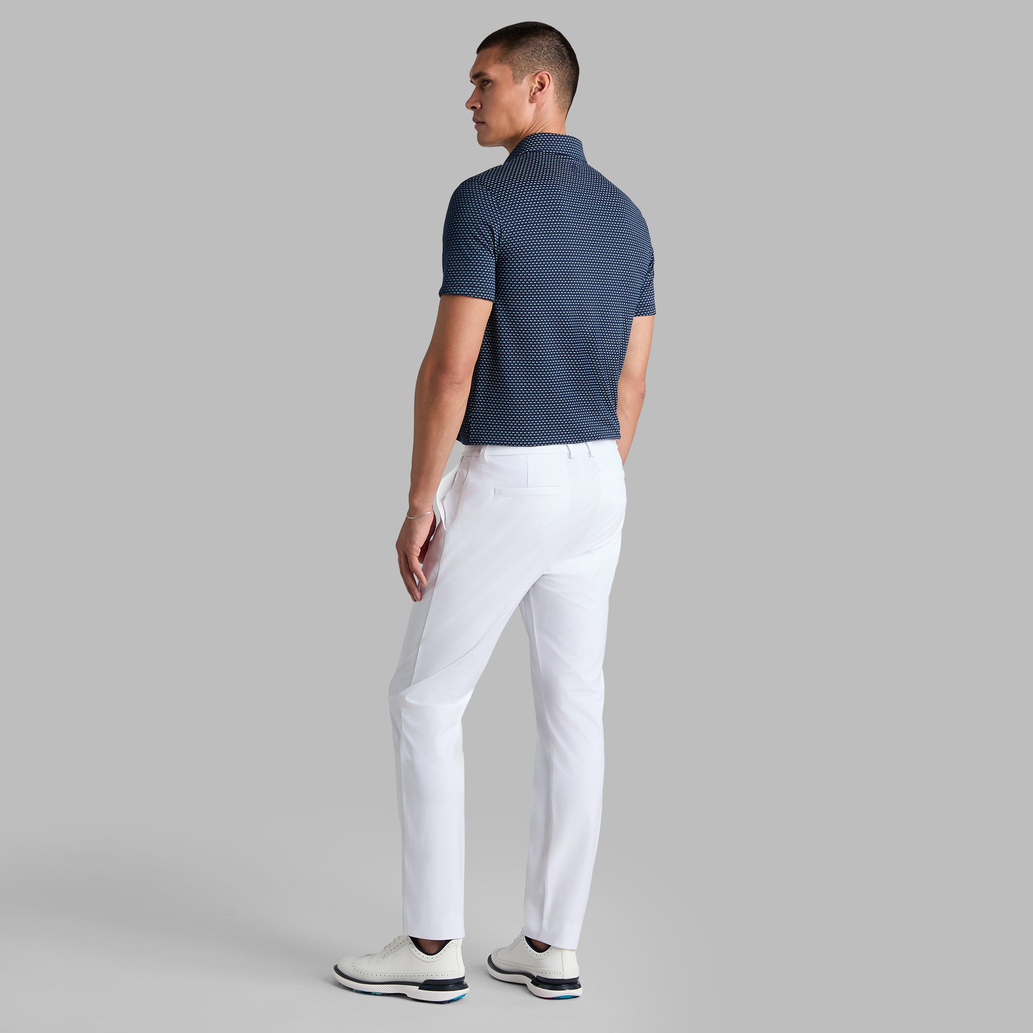 GEO ALL PLAY STRETCH KNIT POLO TWILIGHT