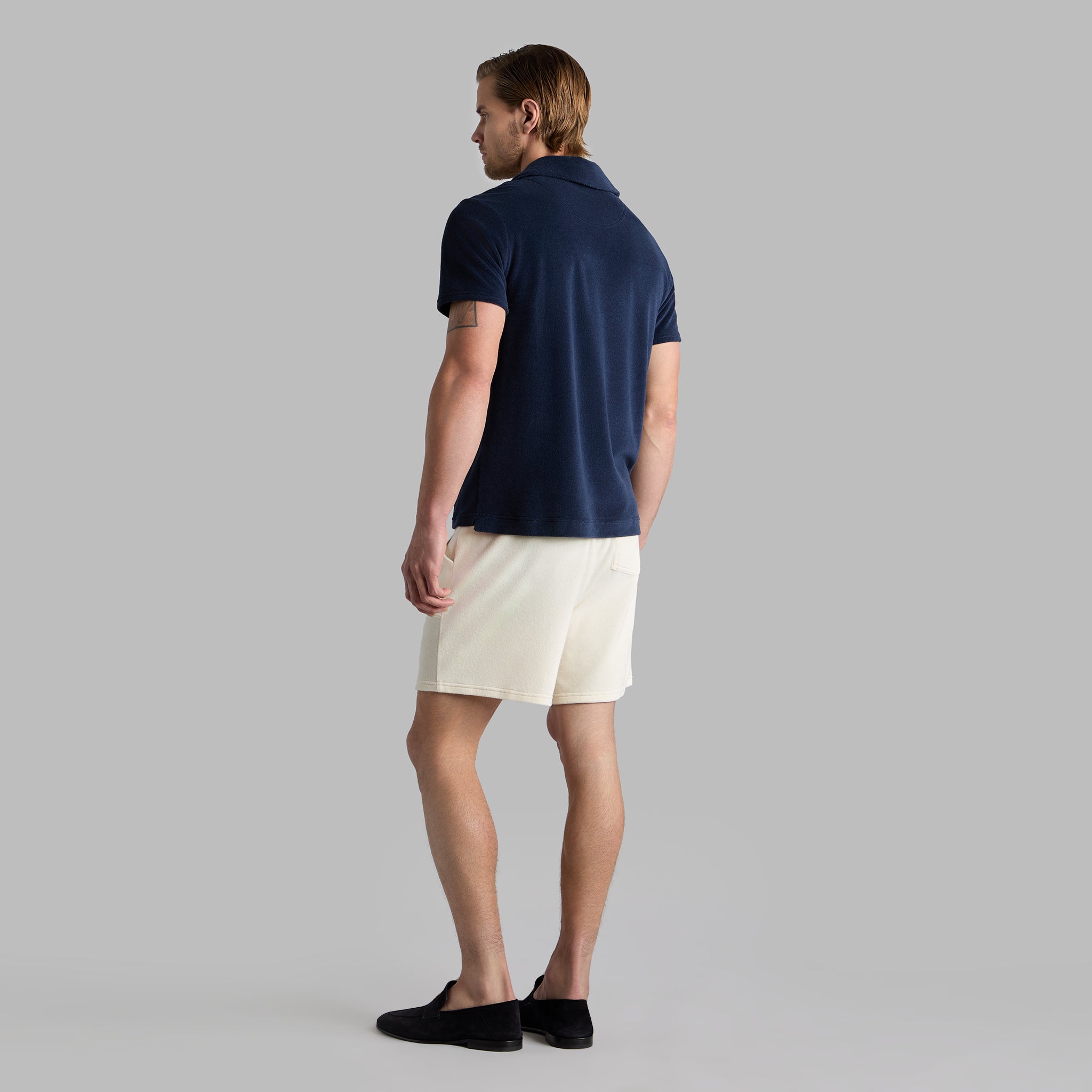 LTD RELEASE FRENCH TERRY LOUNGE SHORT CHALK WHITE