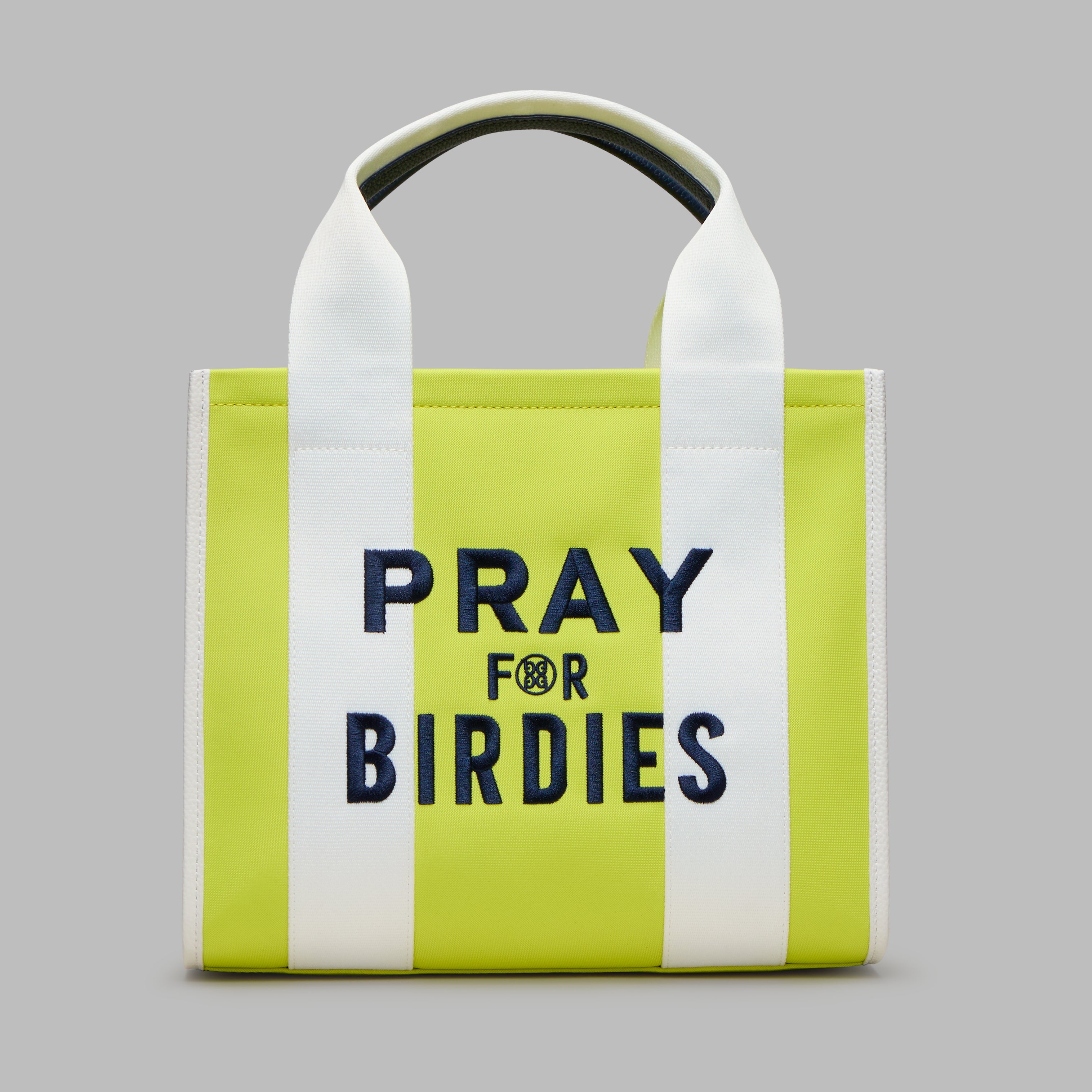 Pray For Birdies Canvas Square Bag Electric