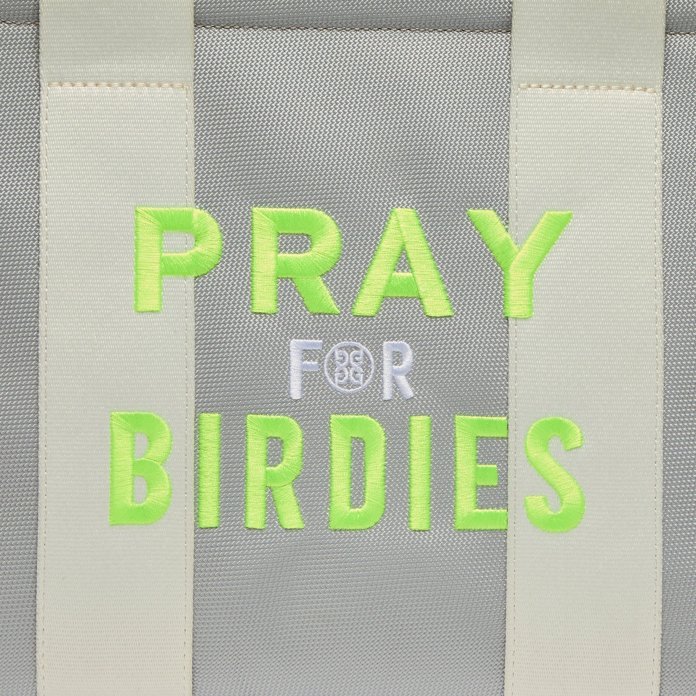 Pray For Birdies Canvas Square Bag Nimbus