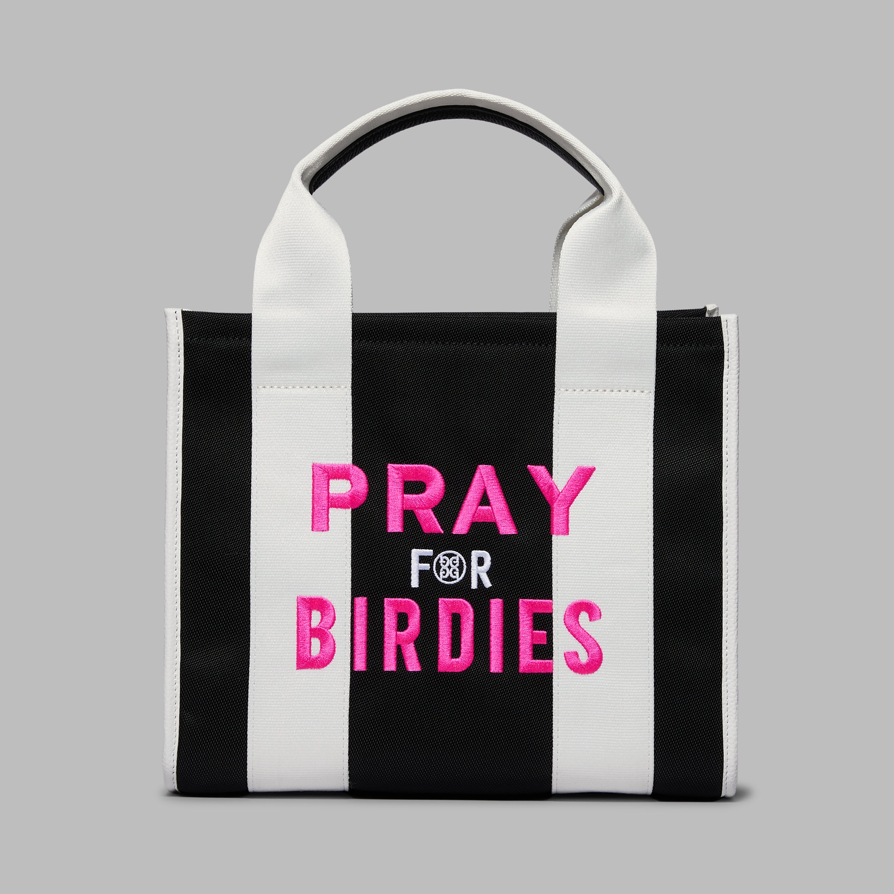 Pray For Birdies Canvas Square Bag ONYX