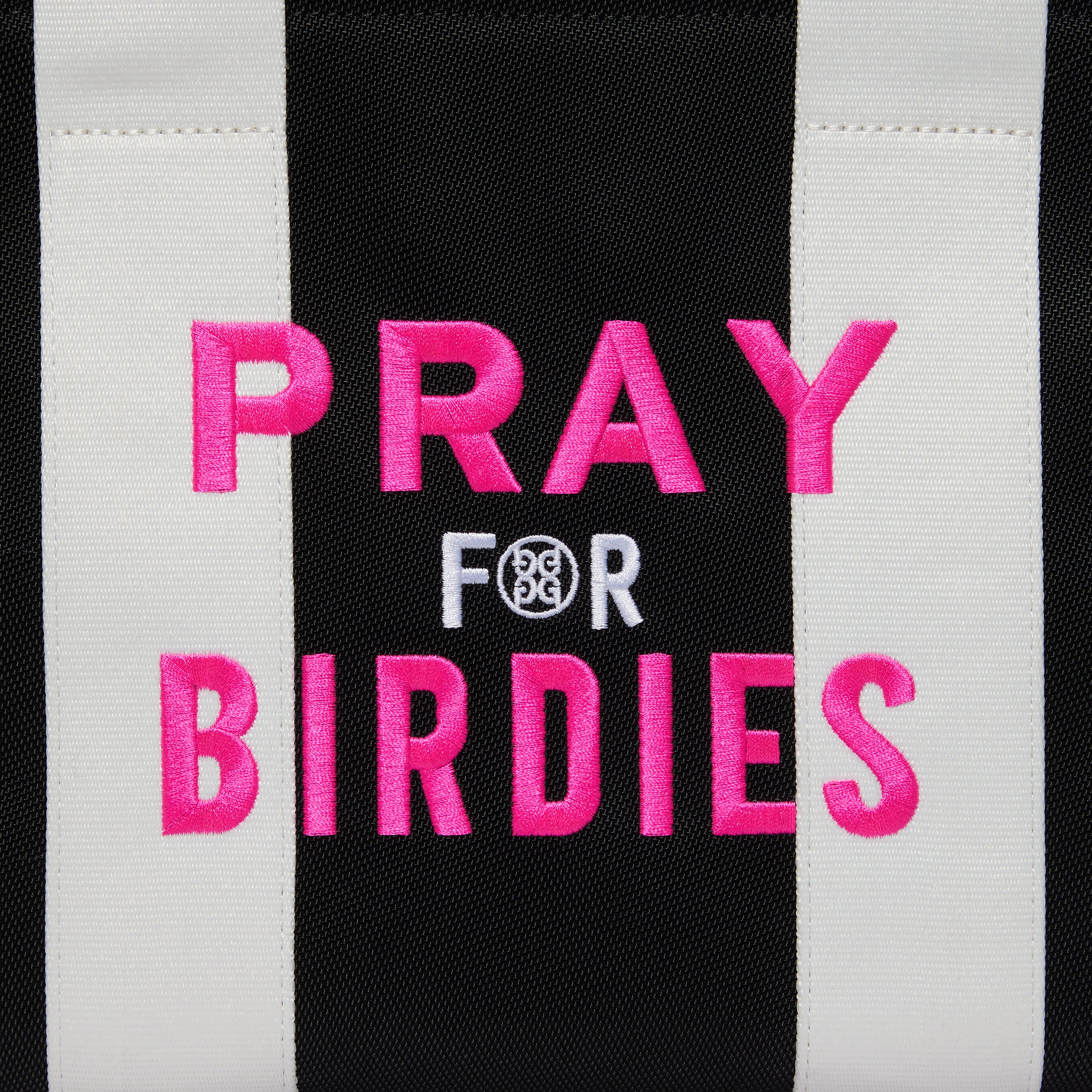 Pray For Birdies Canvas Square Bag ONYX