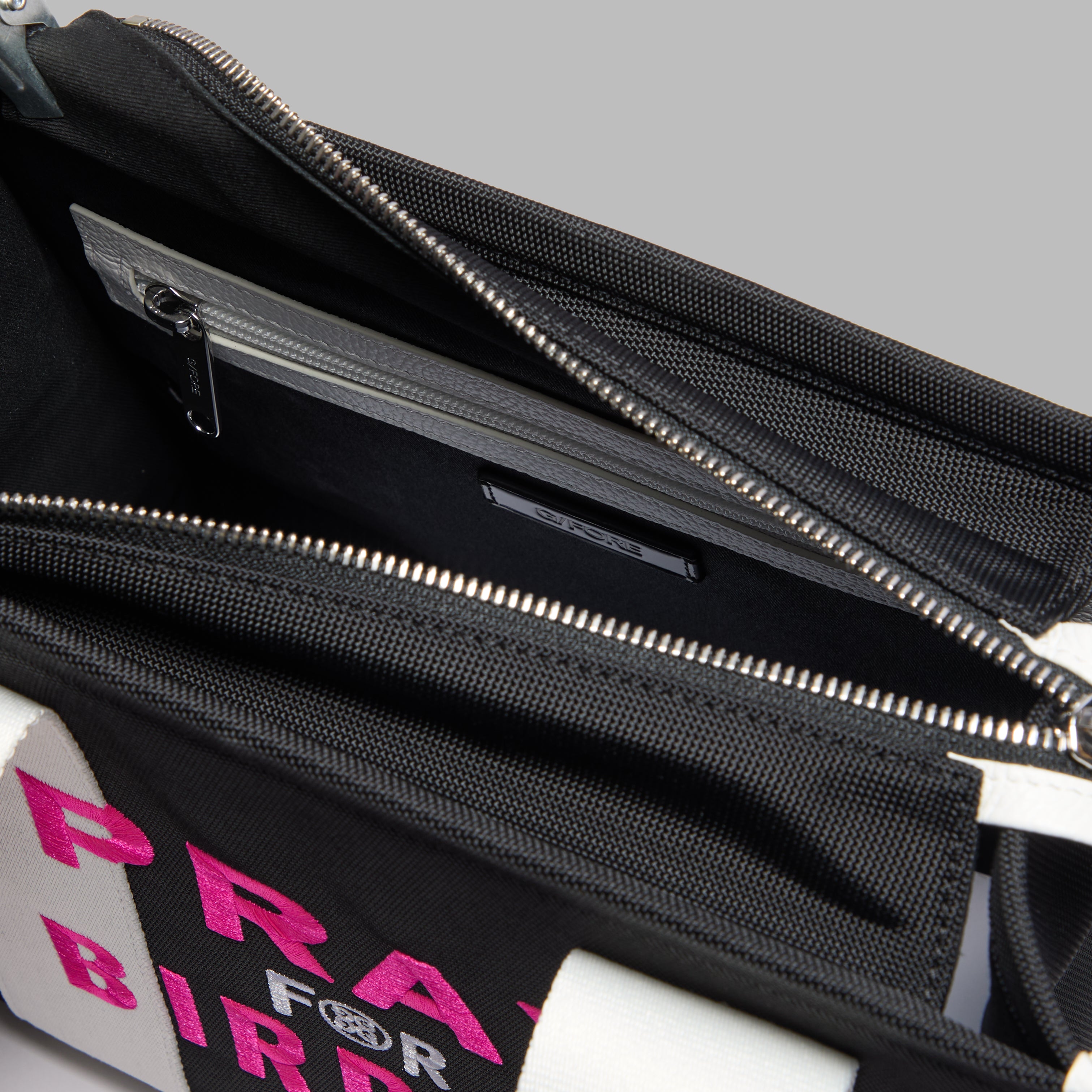 Pray For Birdies Canvas Square Bag ONYX