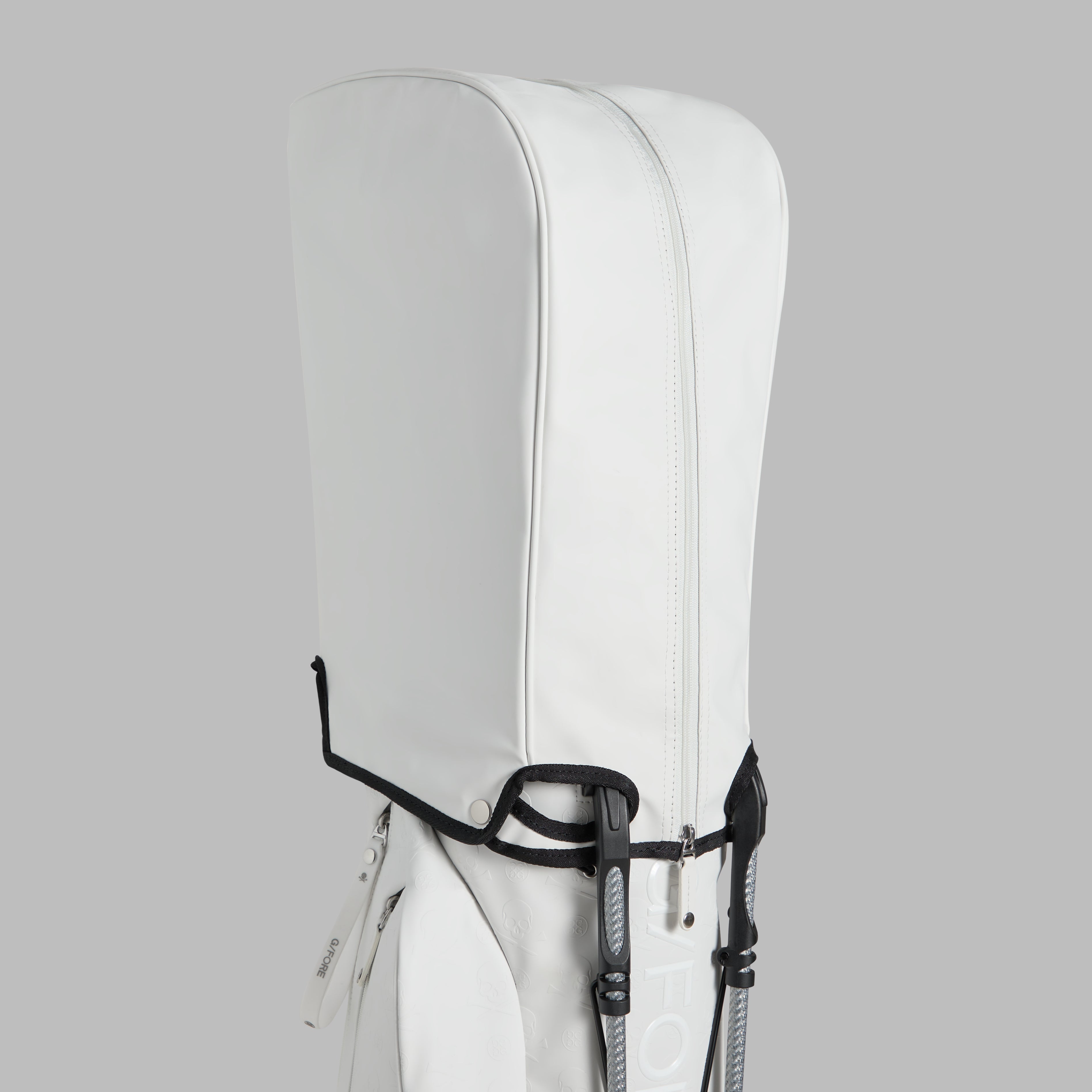 EMBOSSED SKULL & TEES DAYTONA CARRY GOLF BAG SNOW