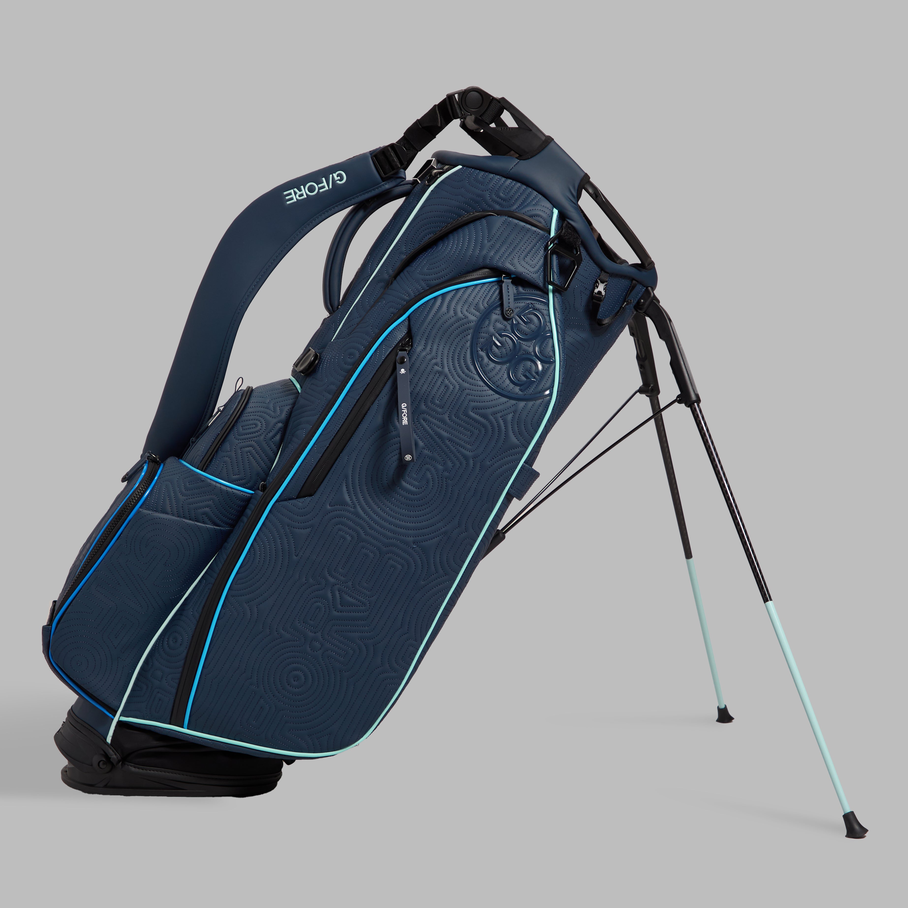 Fathers Day - Trippy Quilted Transporter Tour Carry Golf Bag Twilight