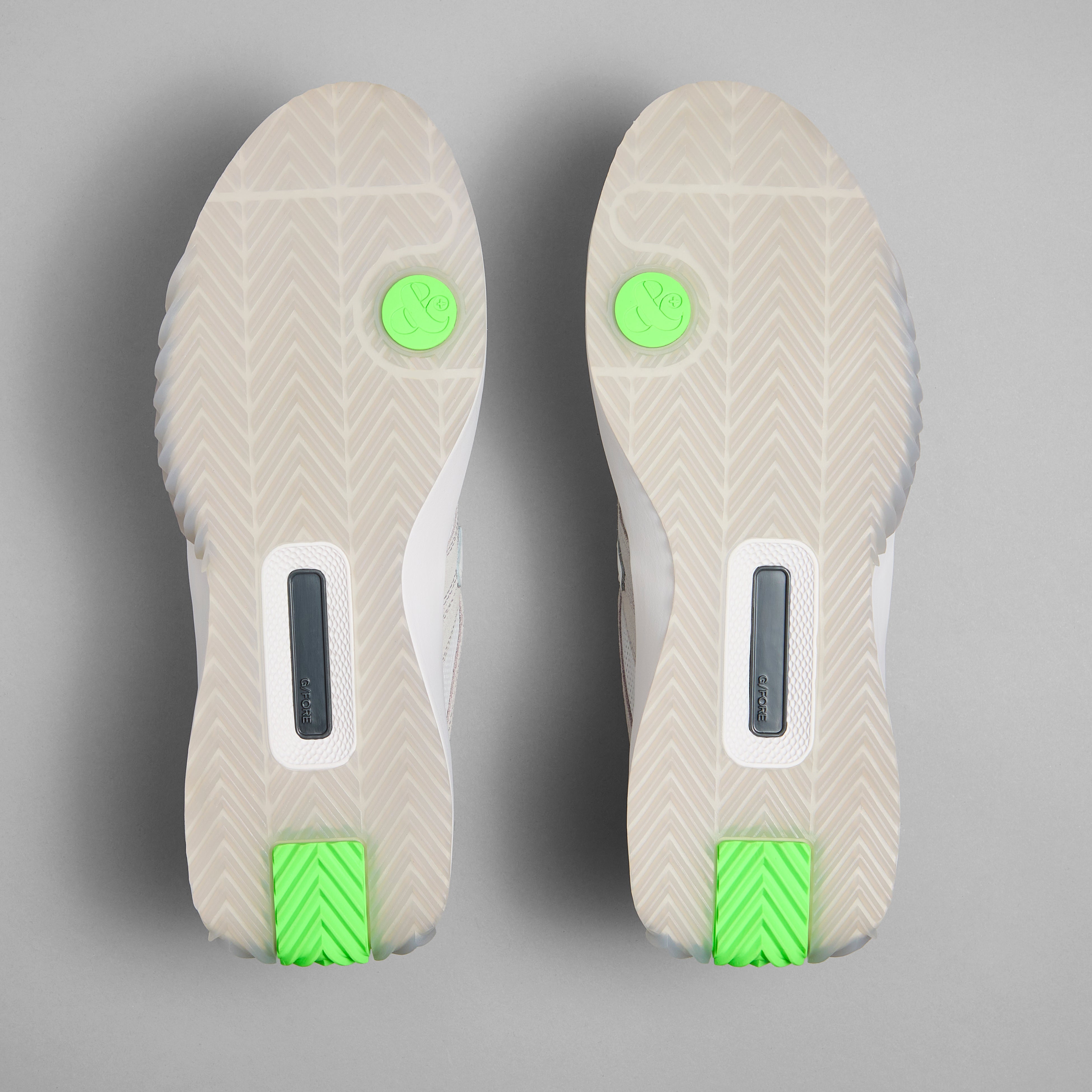 G.112 LEATHER AND SUEDE STREET SHOE SNOW/NIMBUS