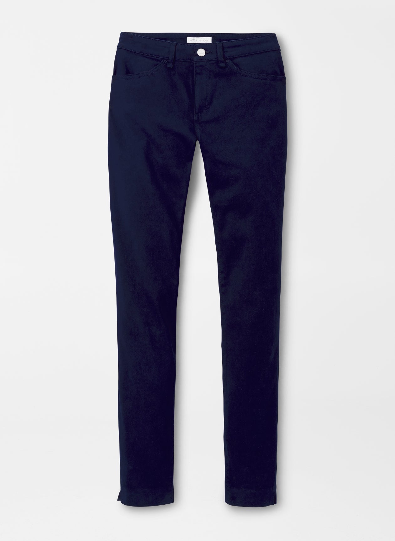 KARLIE STRETCH SATEEN PANT NAVY