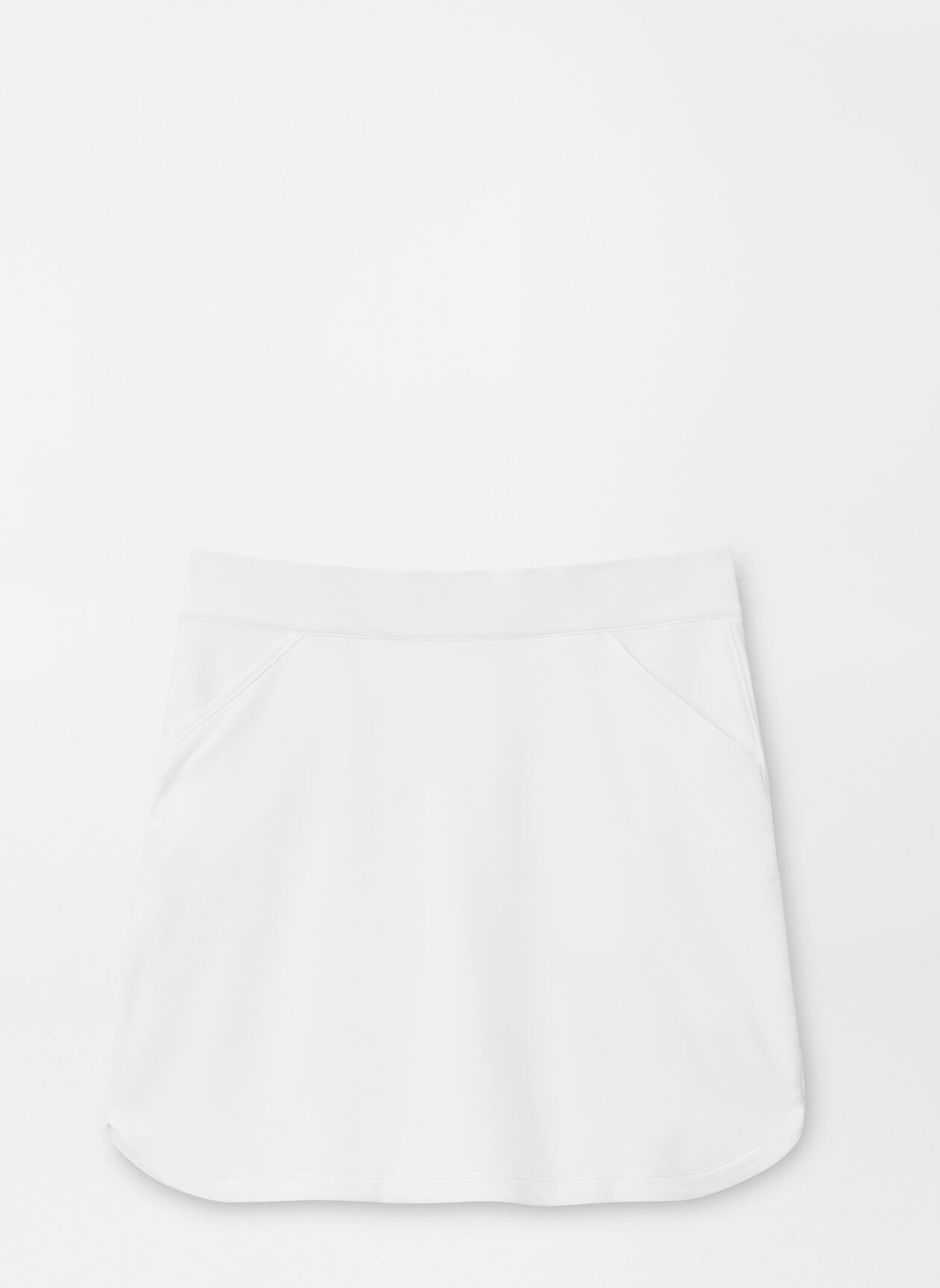 ESSENTIAL ALICE PETAL HEM SKORT WHITE