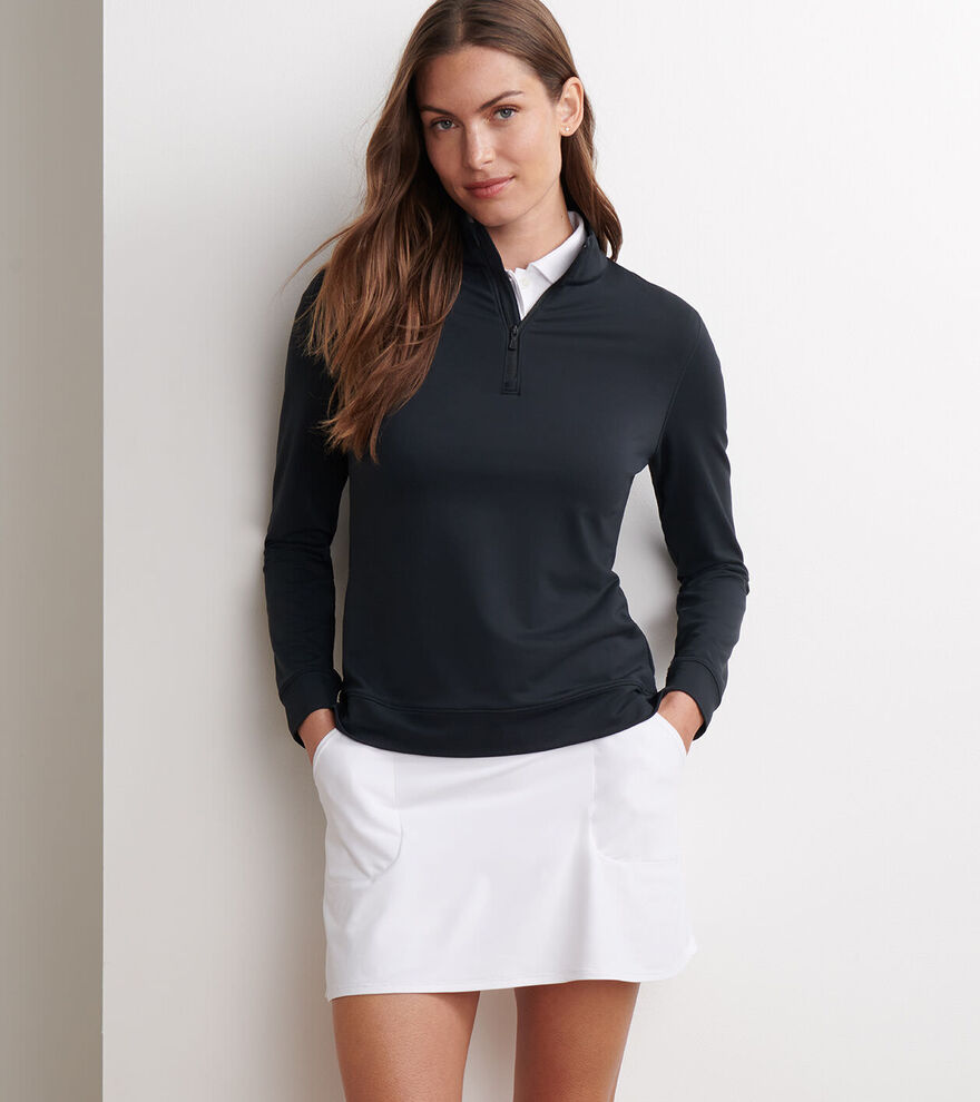 Perth Essential Performance Quarter-Zip Black