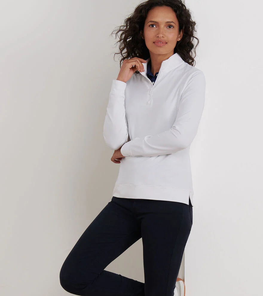Perth Essential Performance Quarter-Zip White