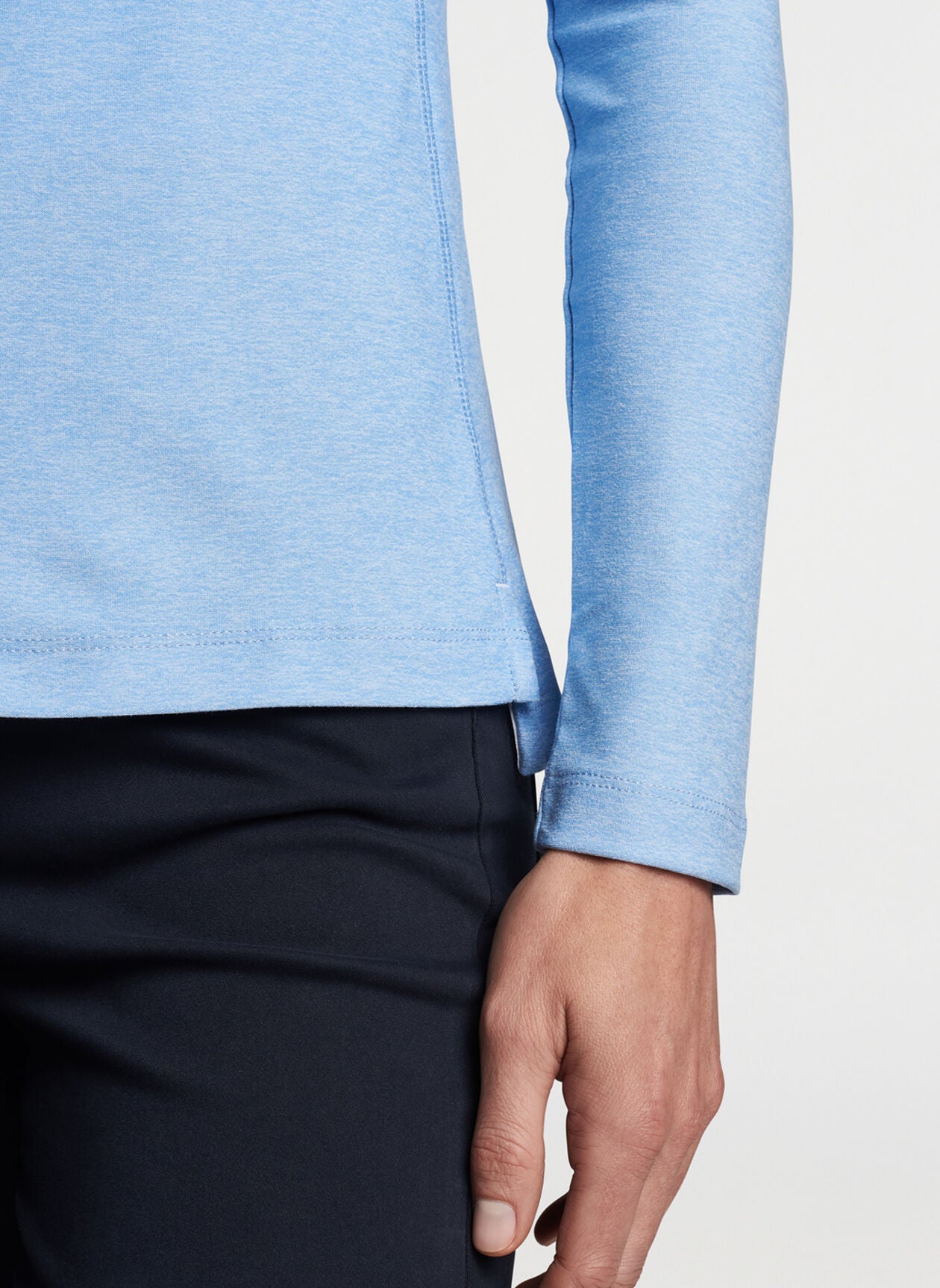 MÉLANGE RAGLAN-SLEEVE PERTH LAYER COTTAGE BLUE