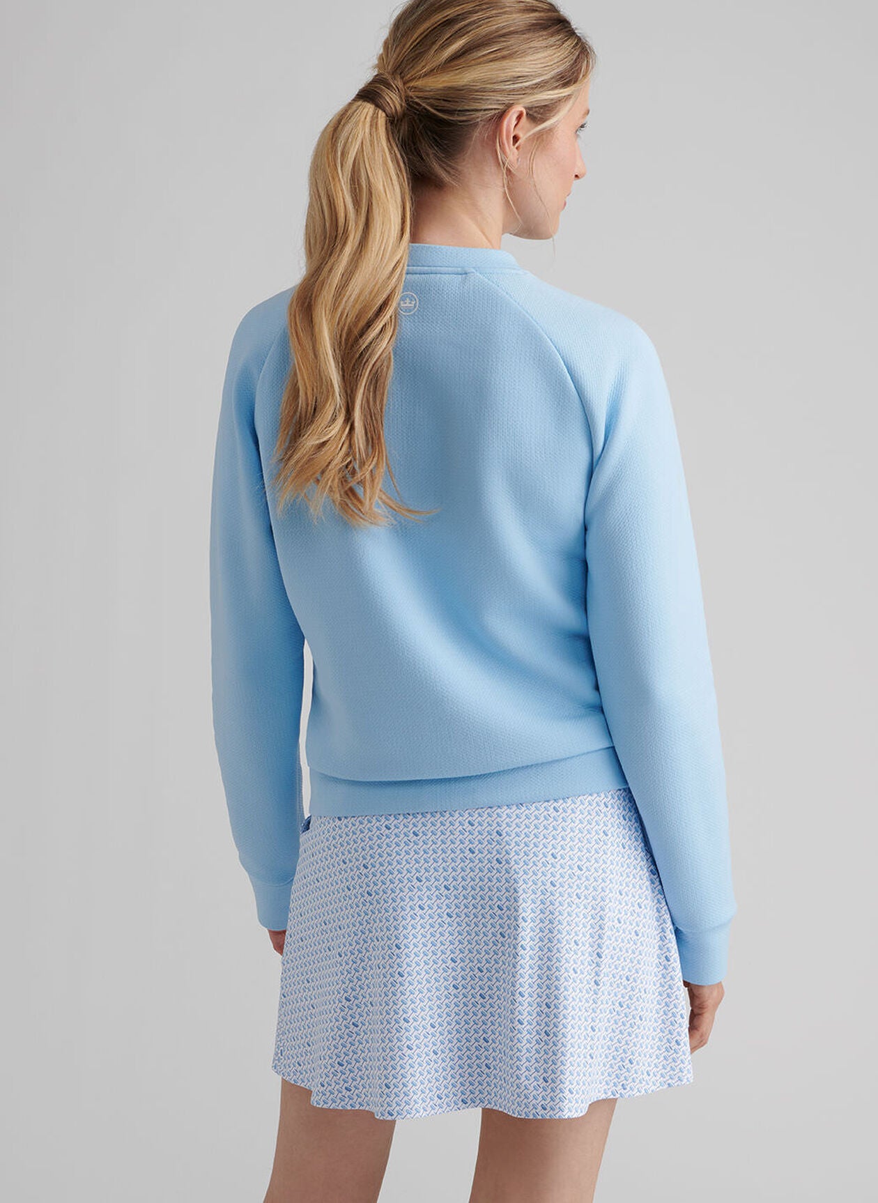 Lumi-Knit Performance Crewneck Blue Sound