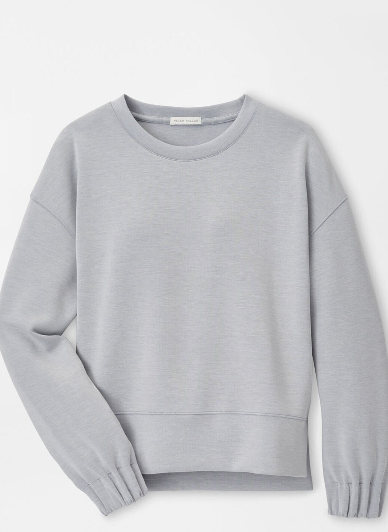 Flora Knit Melange Crewneck LIGHT GREY