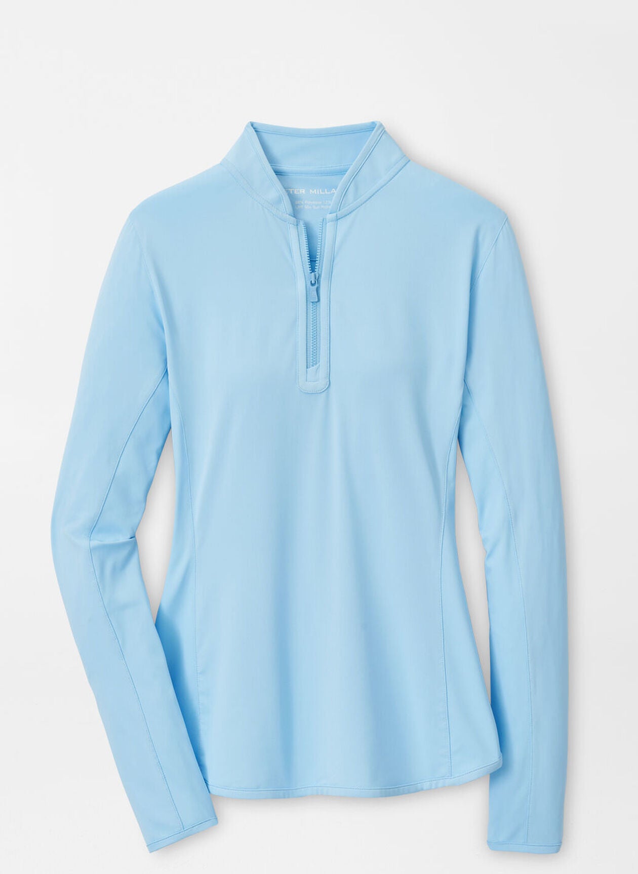 Lightweight Long-Sleeve Zip Sun Shirt BLUE SOUND