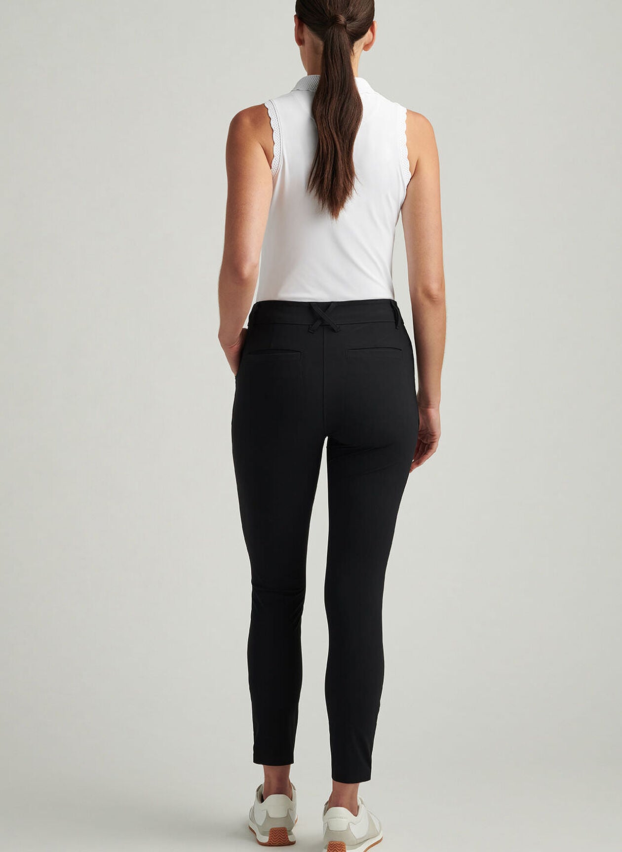 Bingham High Stretch Ankle Pant Black