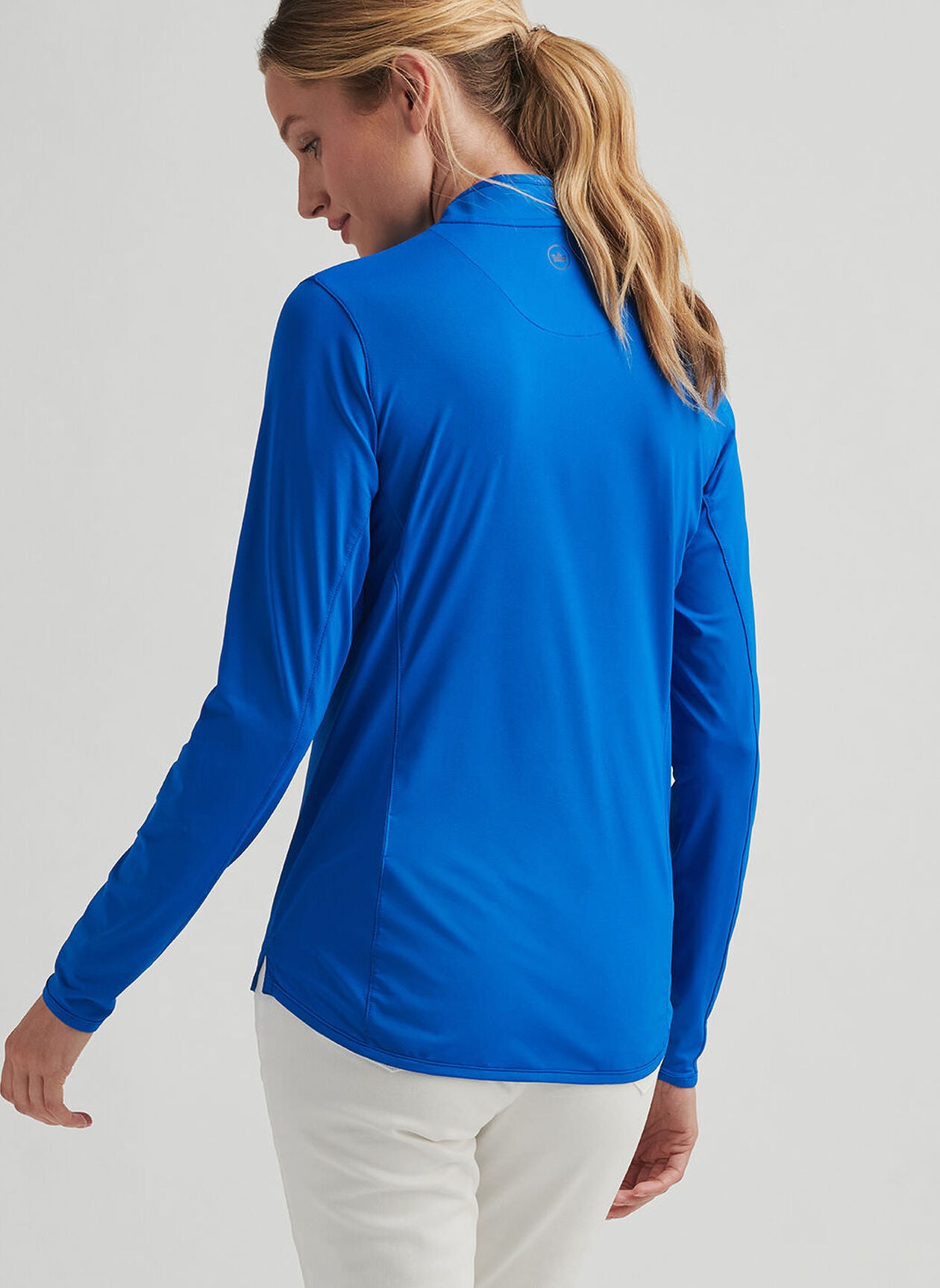 LIGHTWEIGHT ZIP SUN SHIRT SAPPHIRE
