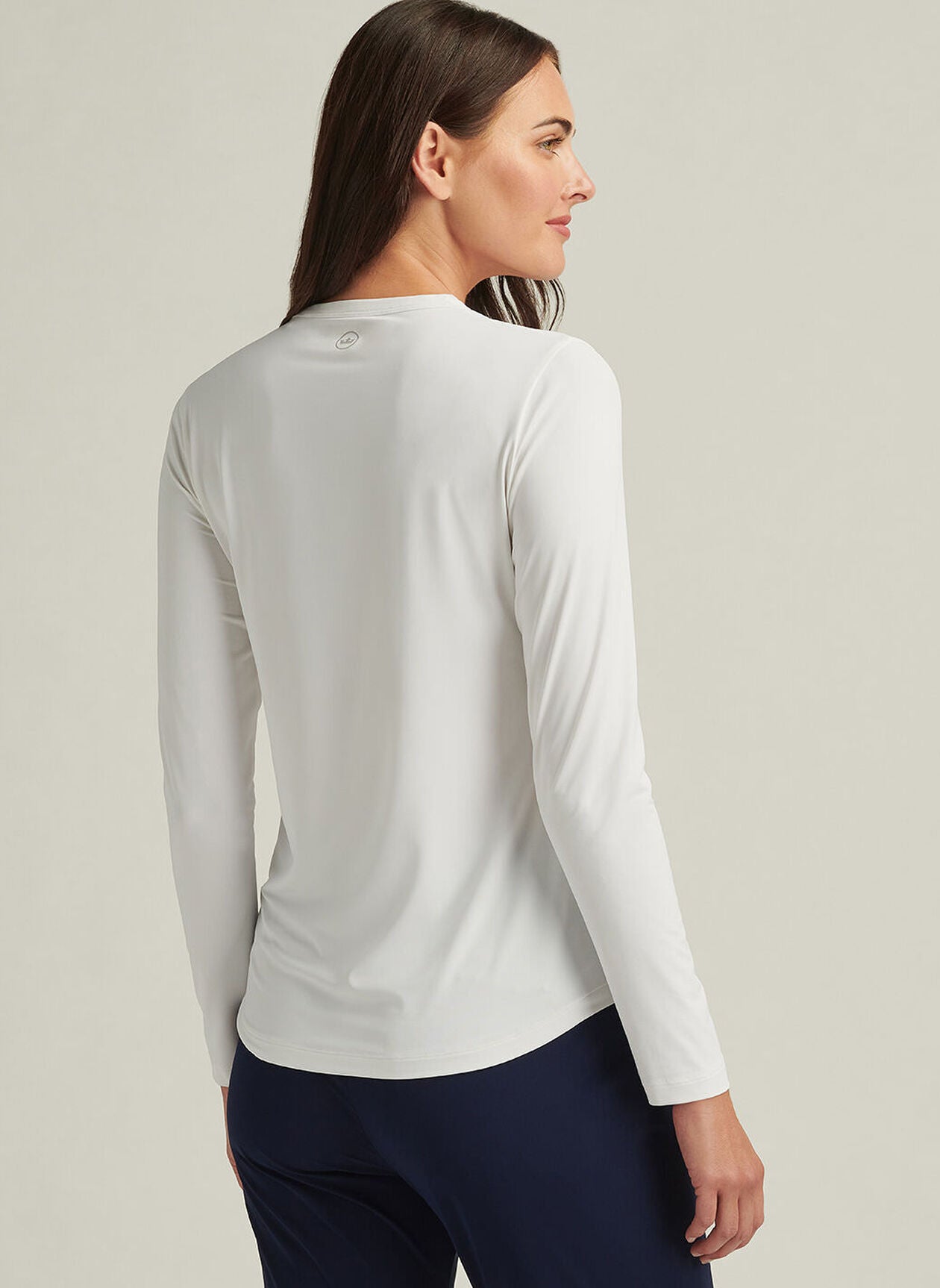 LIGHTWEIGHT LONG-SLEEVE SN TEE WHITE