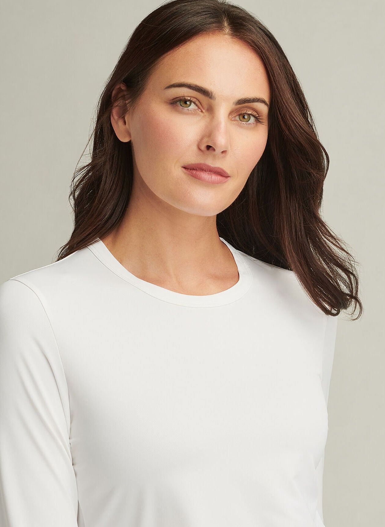 LIGHTWEIGHT LONG-SLEEVE SN TEE WHITE