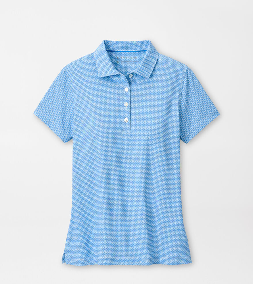 Maritime Valley Short Sleeve Jersey Polo Blue Starling