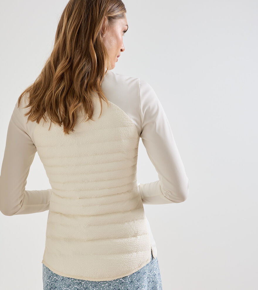 Merge Seersucker Hybrid Jacket Ivory