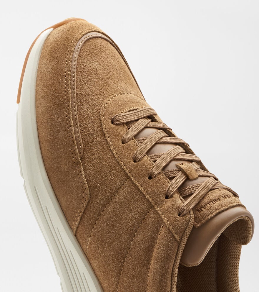 Journeyman Suede Sneaker Dark Jute