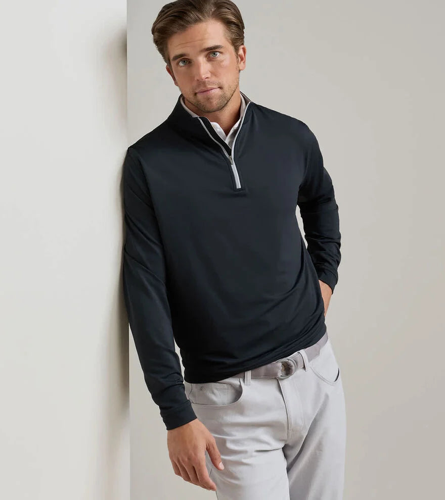 PERTH PERFORMANCE QUARTER-ZIP BLACK