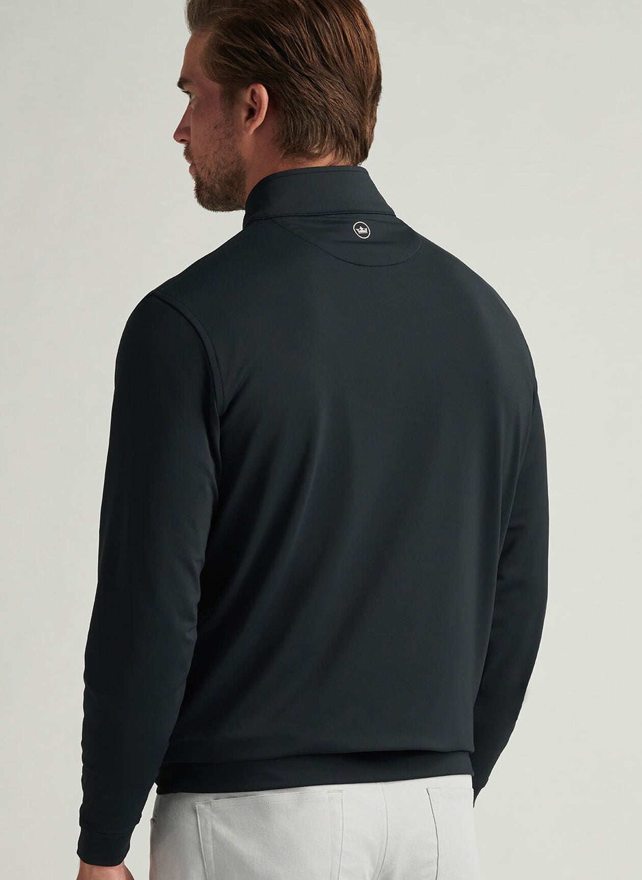 PERTH PERFORMANCE QUARTER-ZIP BLACK