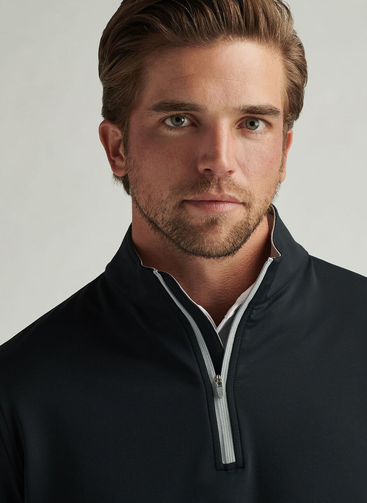 PERTH PERFORMANCE QUARTER-ZIP BLACK