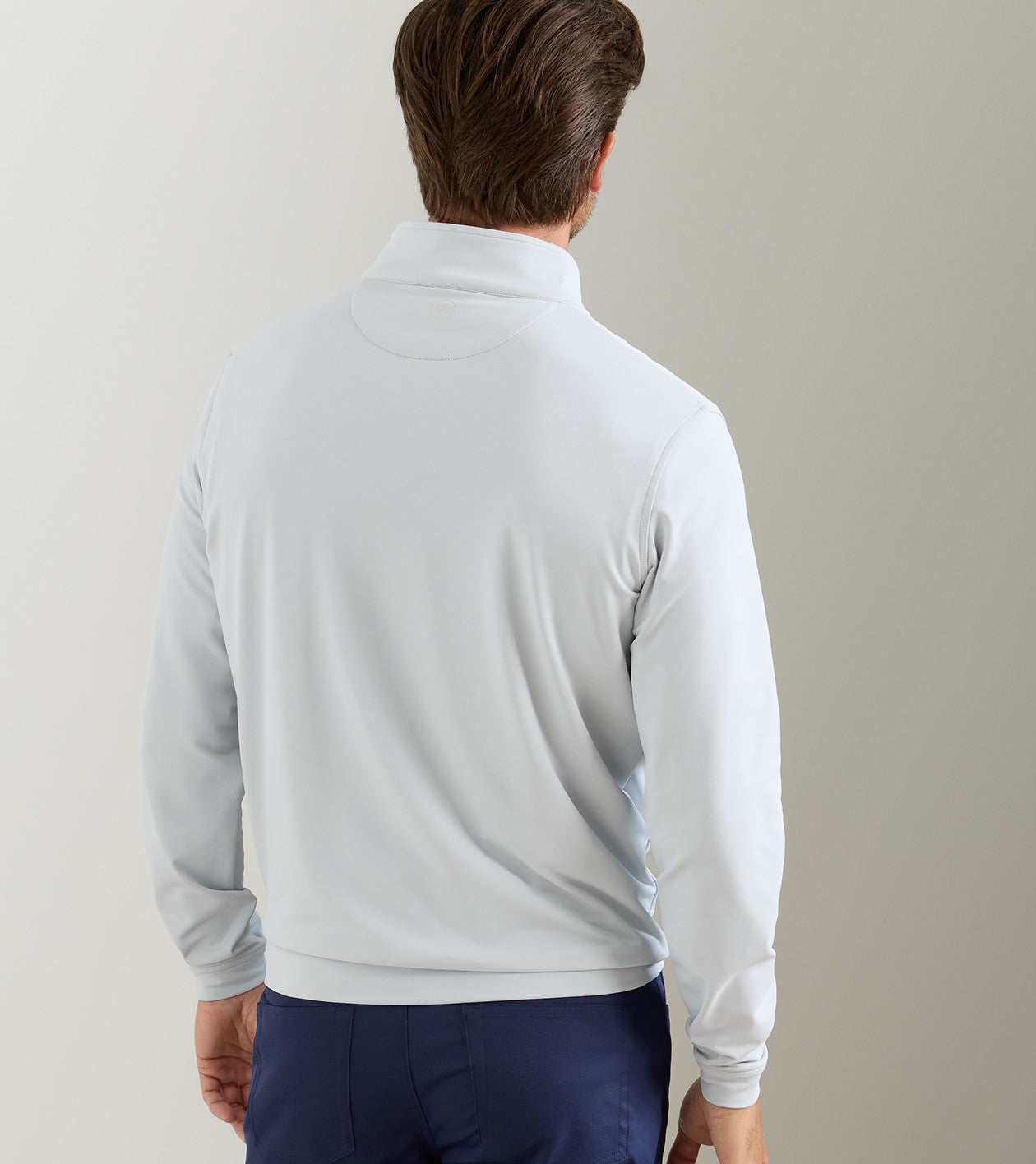 Perth Performance Quarter-Zip British Grey