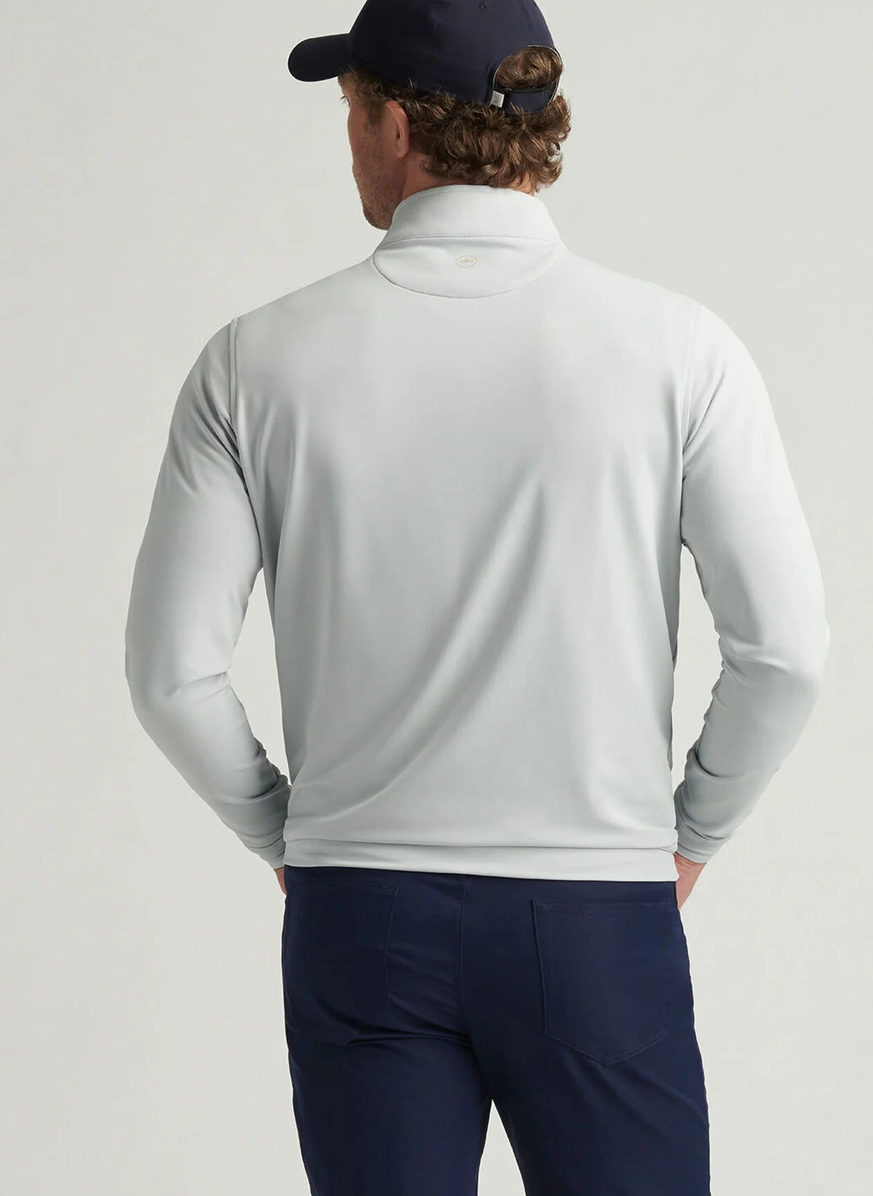 PERTH PERFORMANCE QUARTER-ZIP BRITISH GREY
