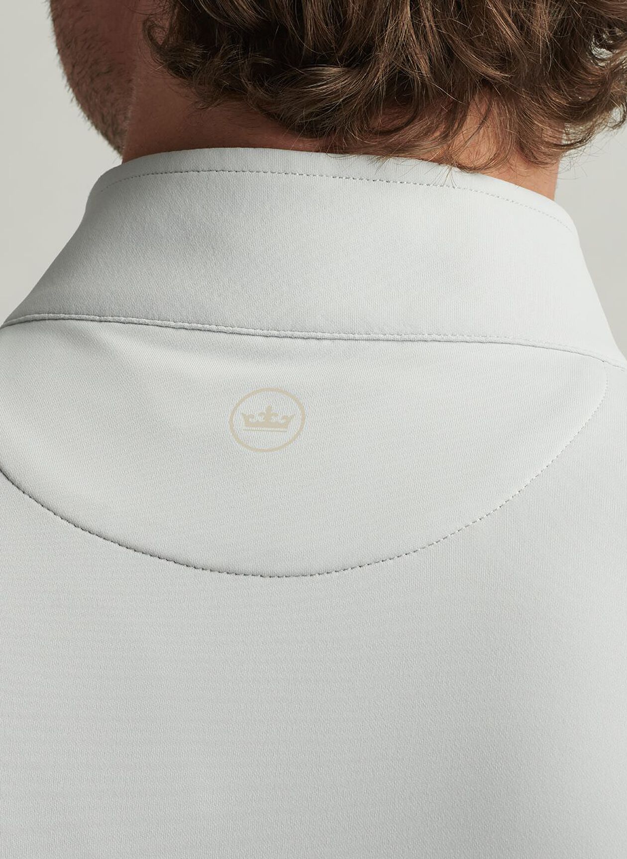 PERTH PERFORMANCE QUARTER-ZIP BRITISH GREY