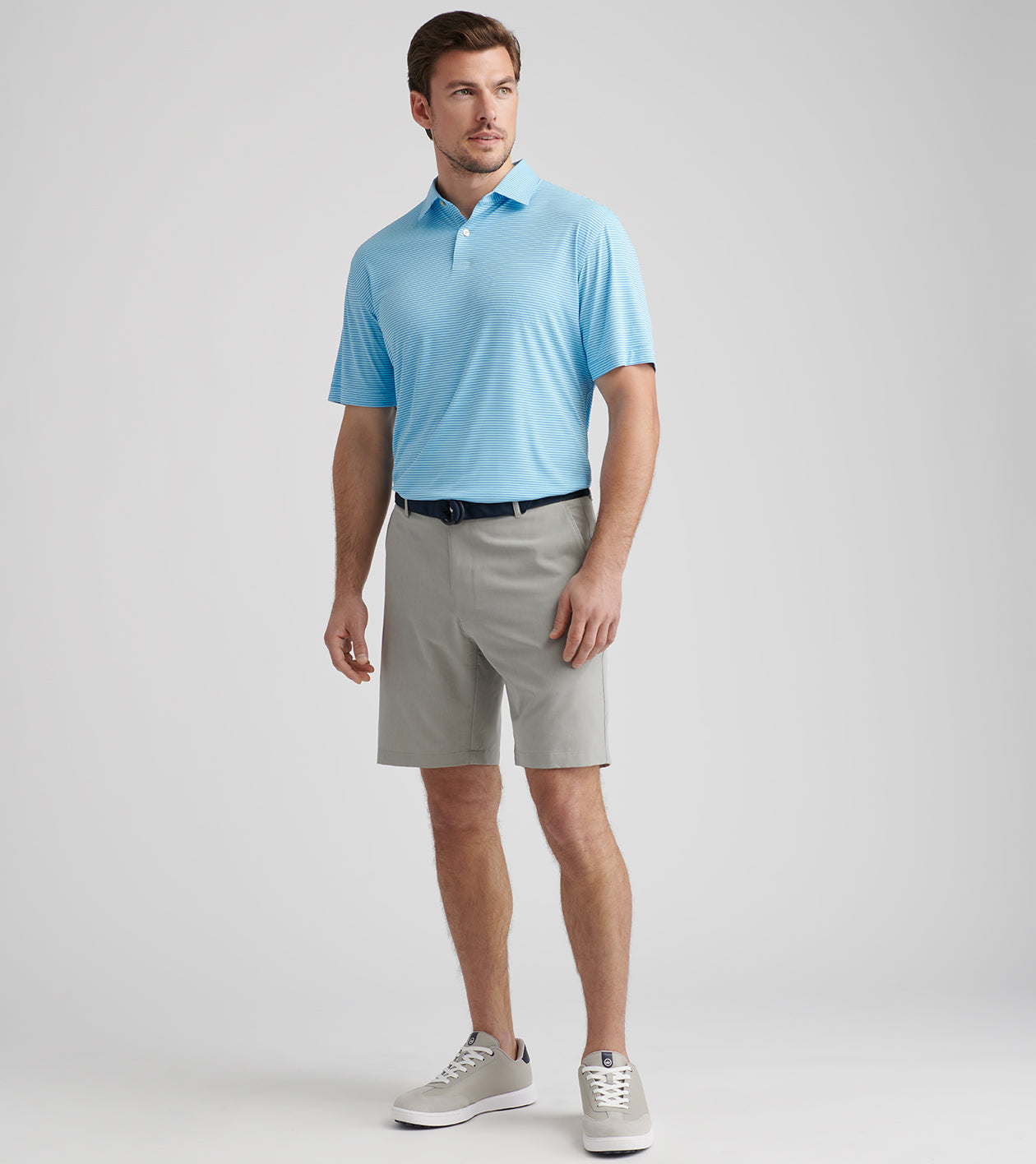 Shackleford Performance Hybrid Short British Grey