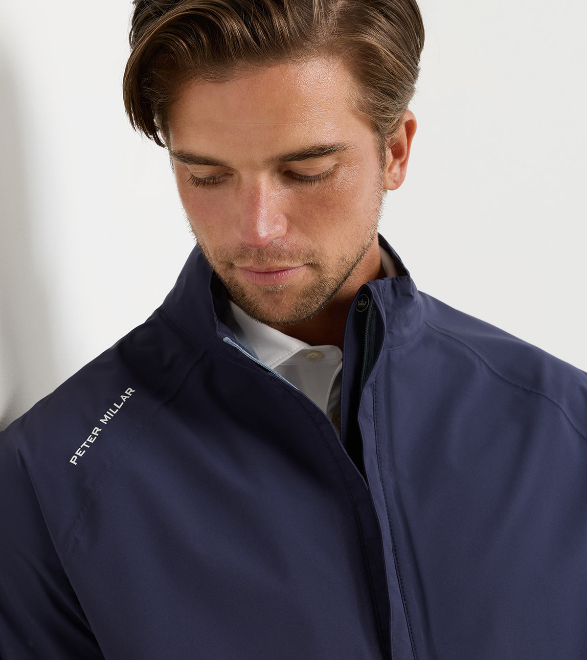 Shield Short-Sleeve Rain Shell Navy