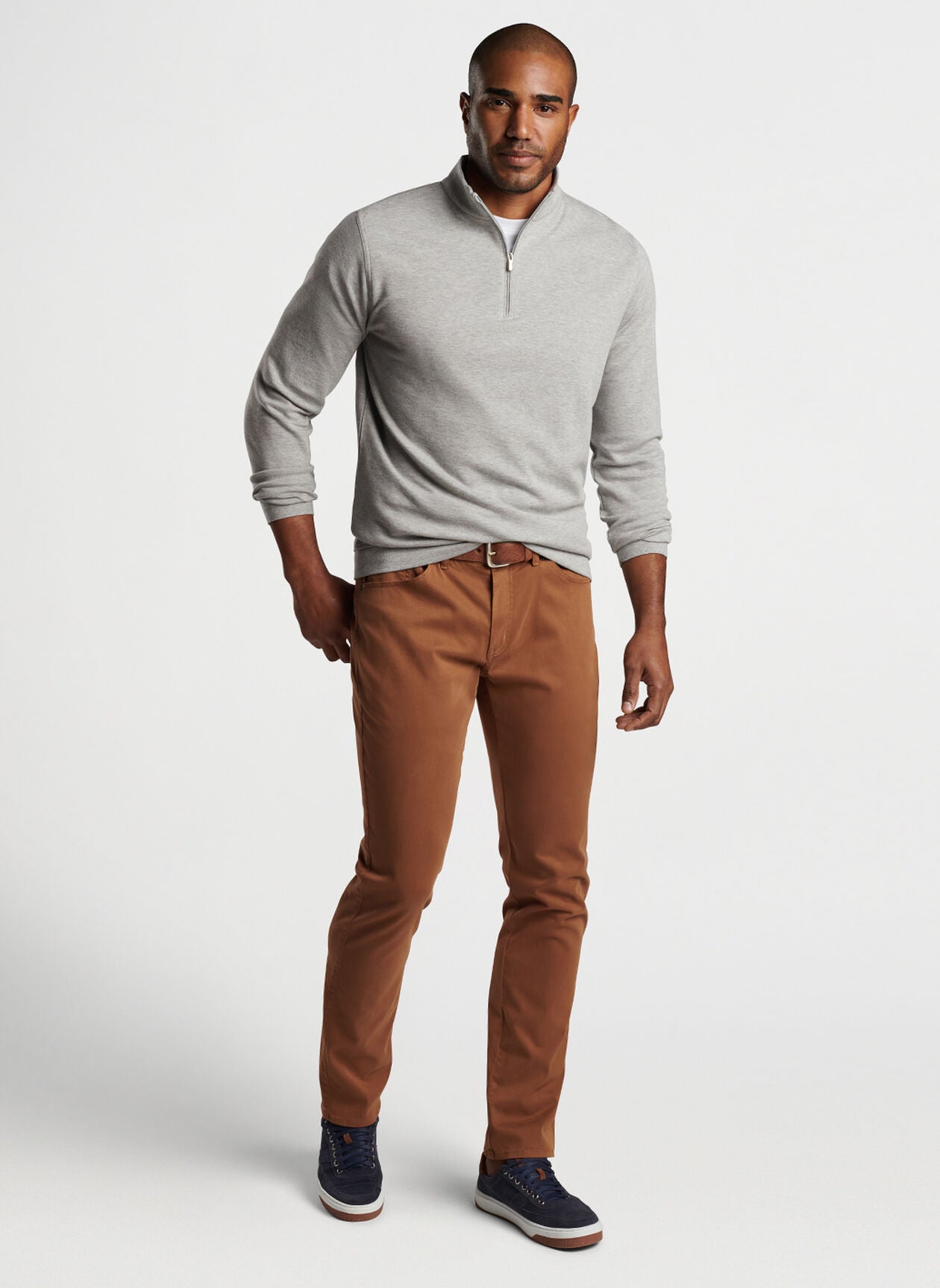 CROWN COMFORT PULLOVER LIGHT GREY