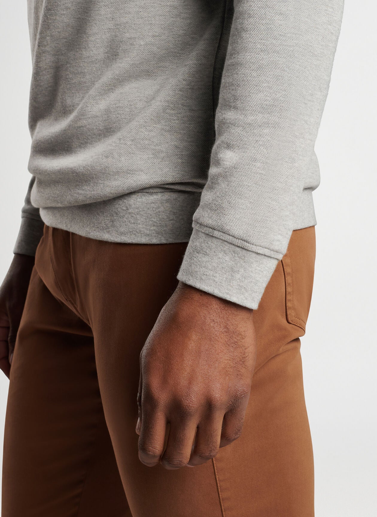 CROWN COMFORT PULLOVER LIGHT GREY